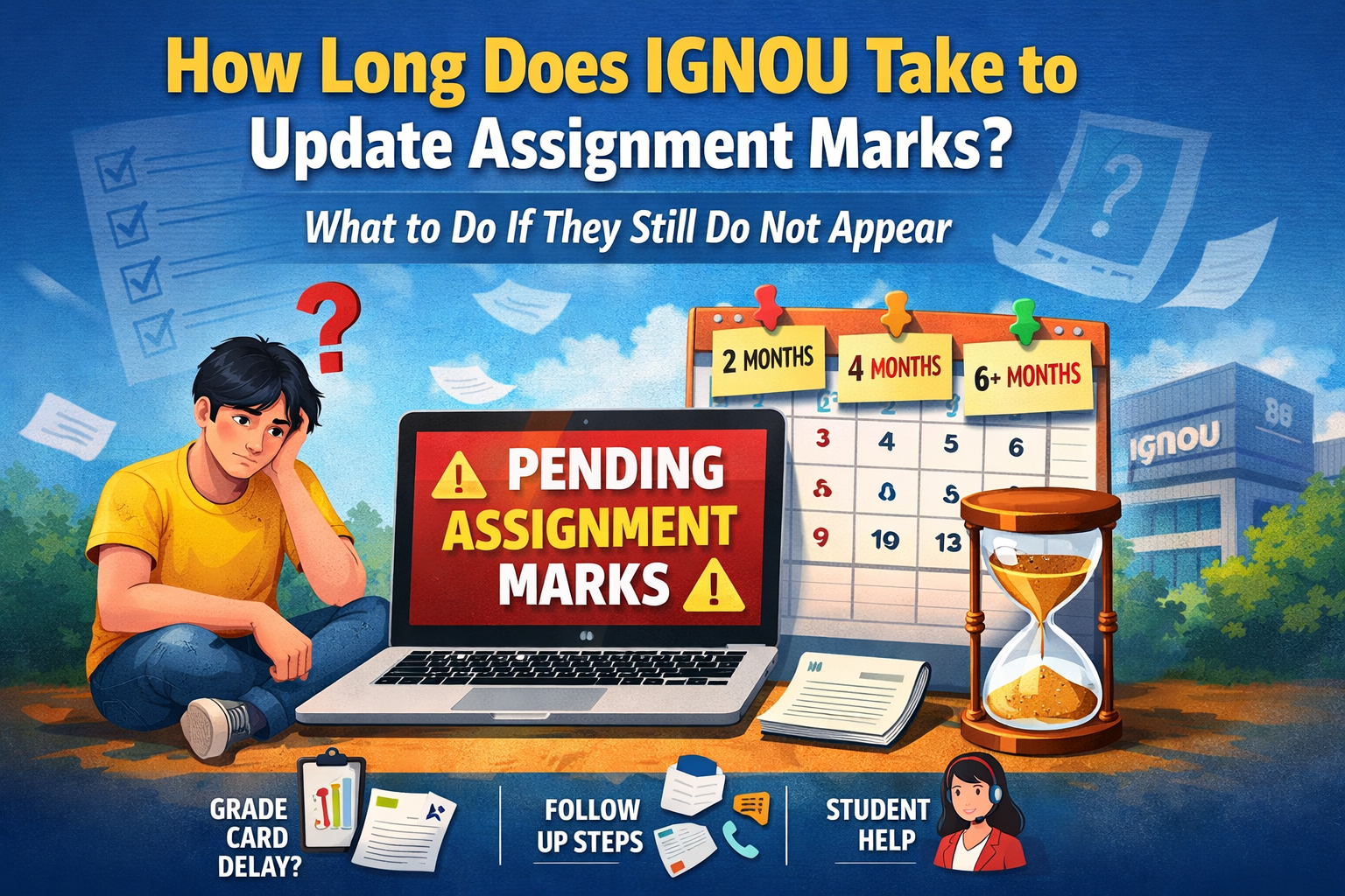 How Long Does IGNOU Take to Update Assignment Marks? What to Do If They Still Do Not Appear