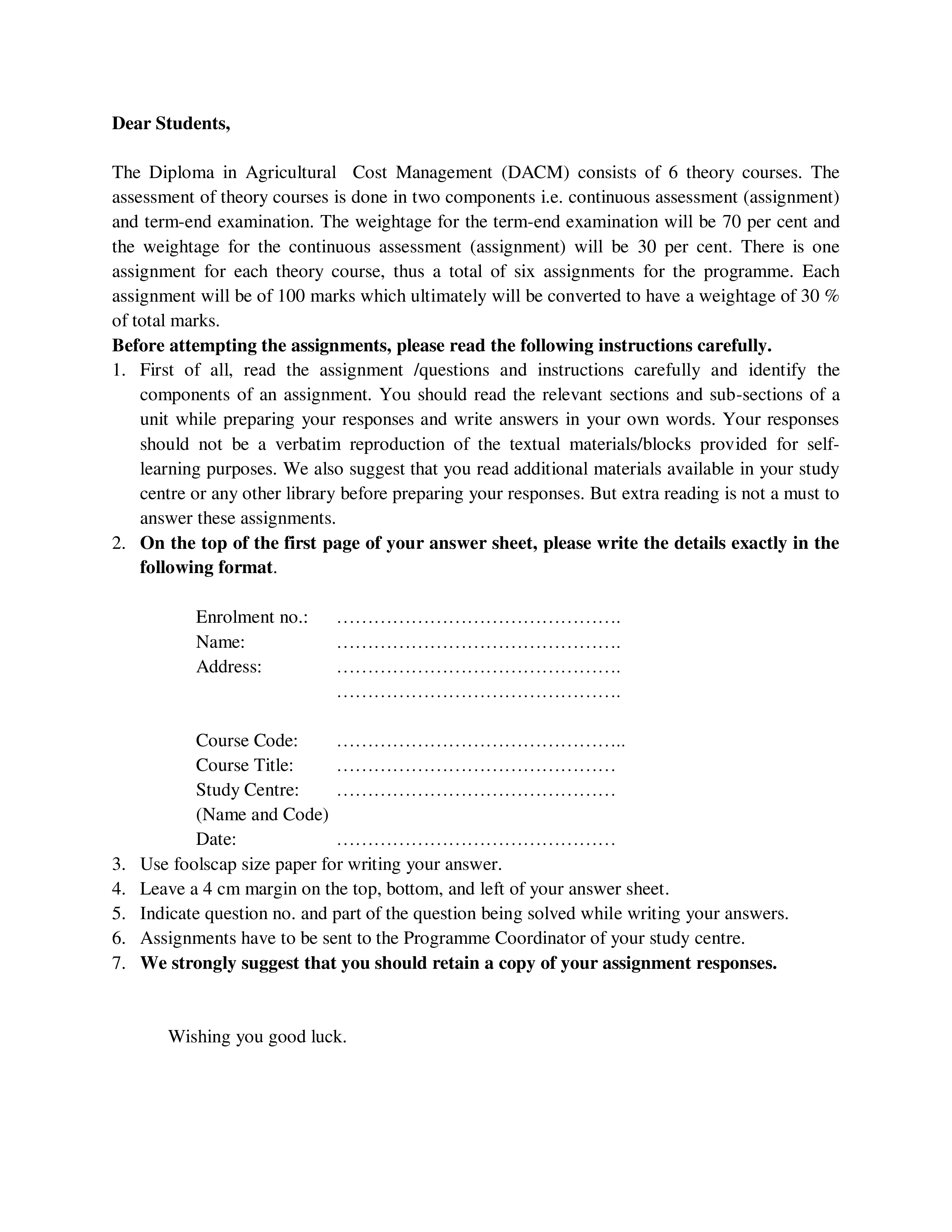 IGNOU BAM 006 Solved Assignment 2025-2026 – Managing Farmers Producers Organizations (English) | IGNOU Students Portal