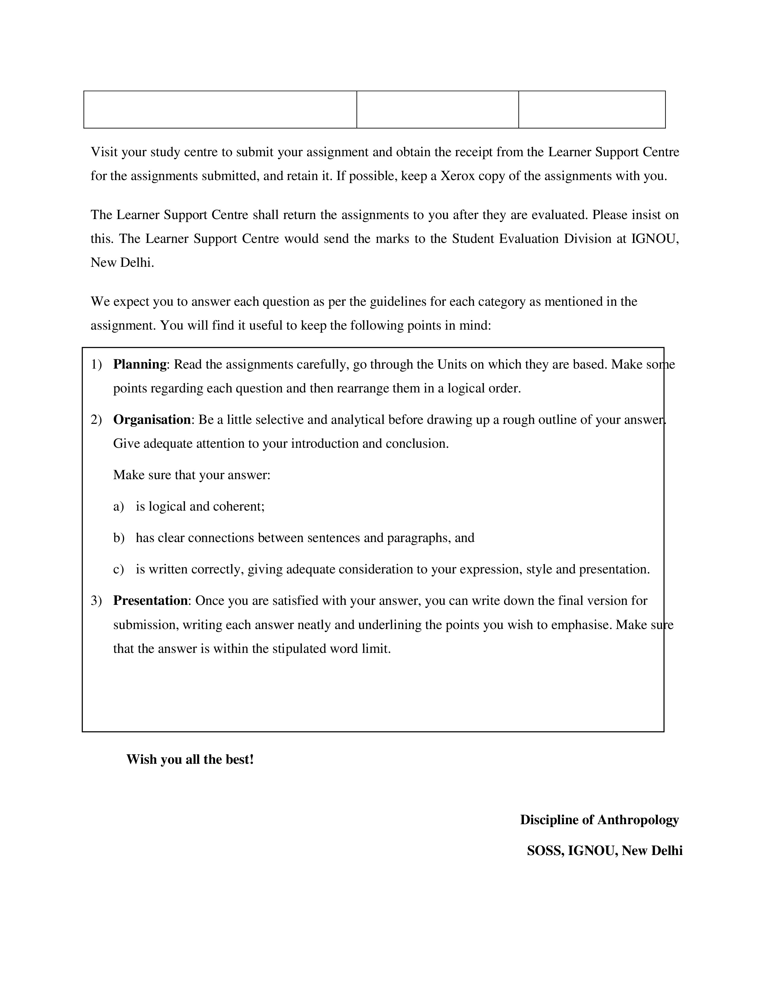 IGNOU BANC 101 Solved Assignment 2025-2026 – Introduction to Biological Anthropology (English) | IGNOU Students Portal