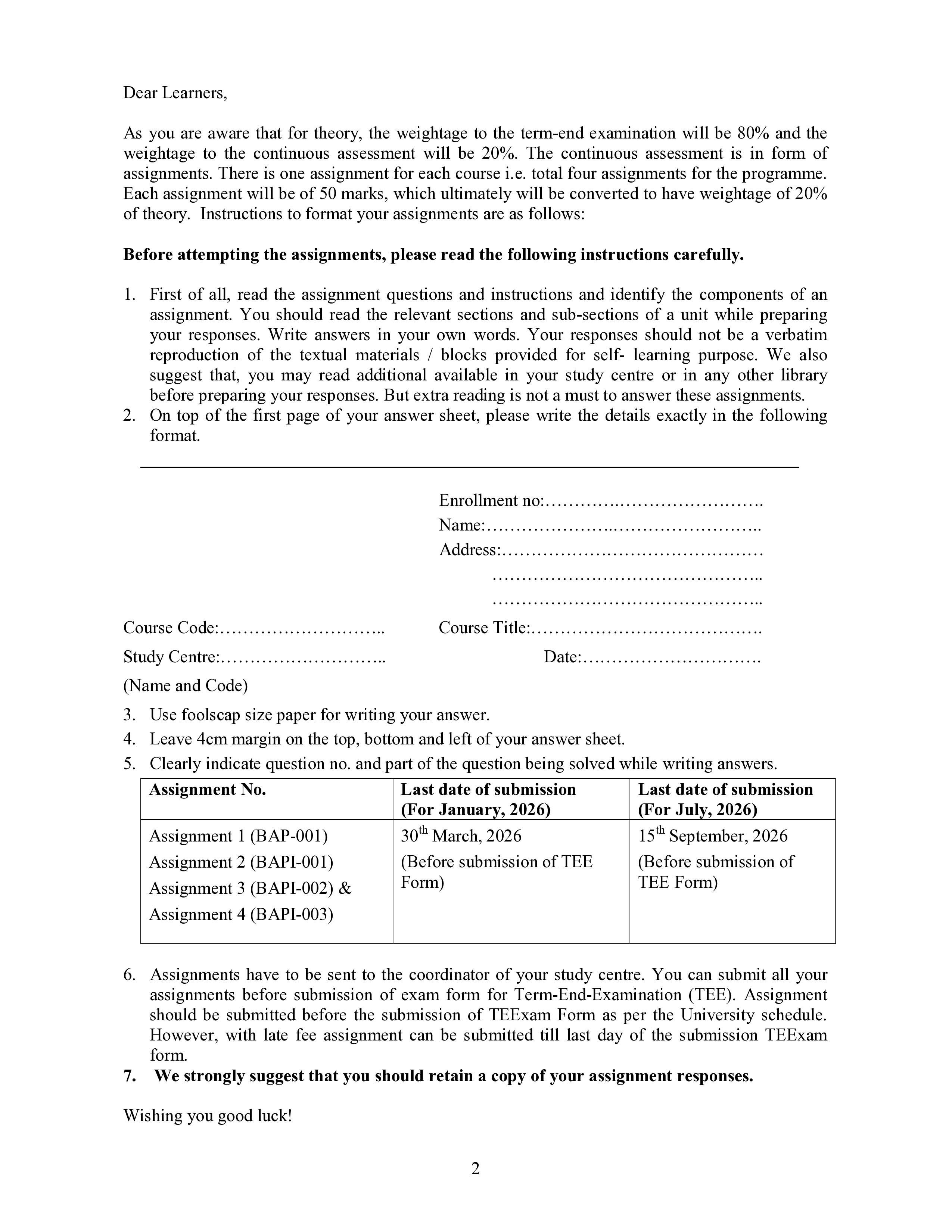 IGNOU BAPI 003 Solved Assignment 2026-26 – Economics and Marketing of Organic Produce (English) | IGNOU Students Portal