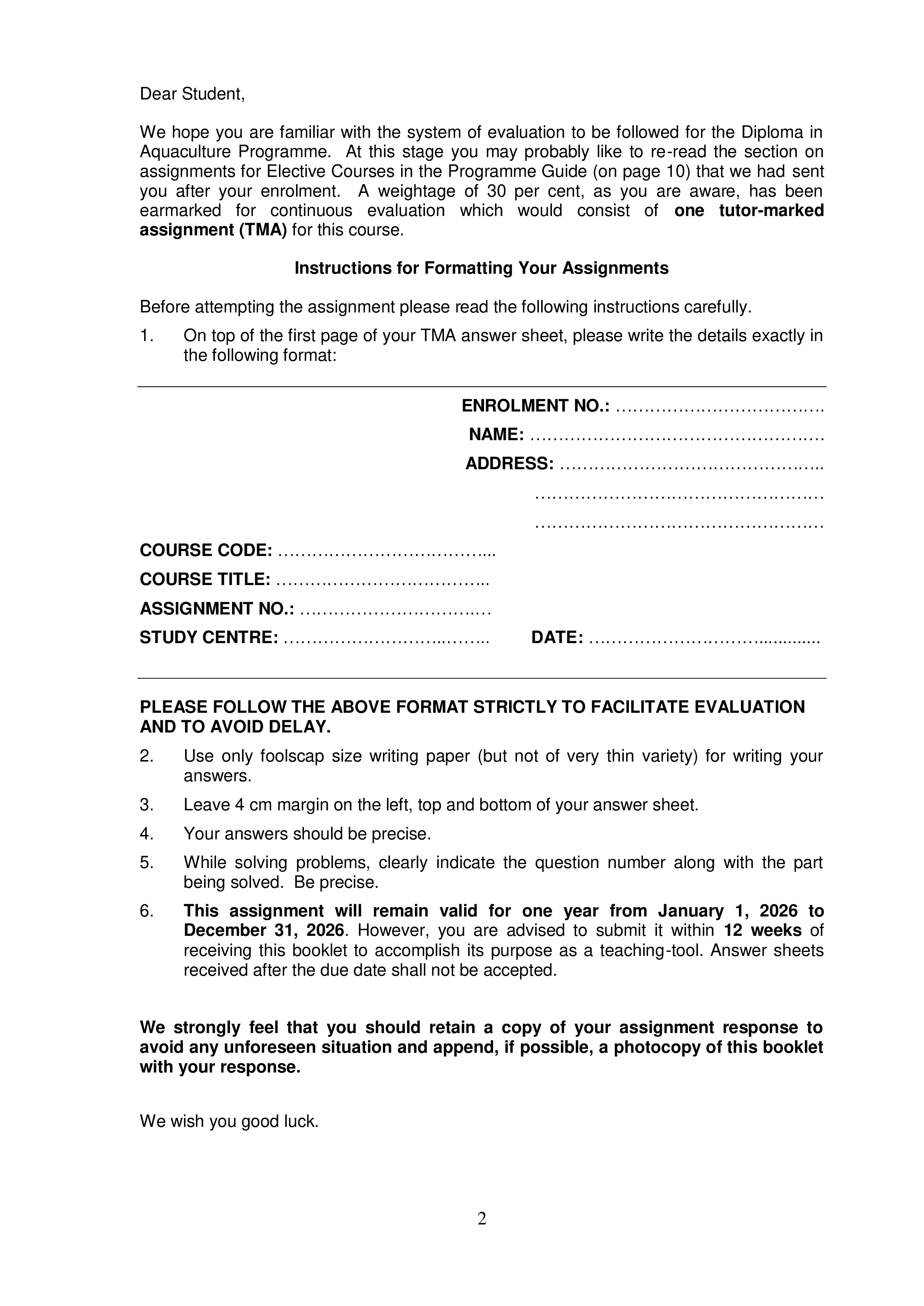 IGNOU BAQ 001 Solved Assignment 2026-26 – Basics of Aquaculture (English) | IGNOU Students Portal