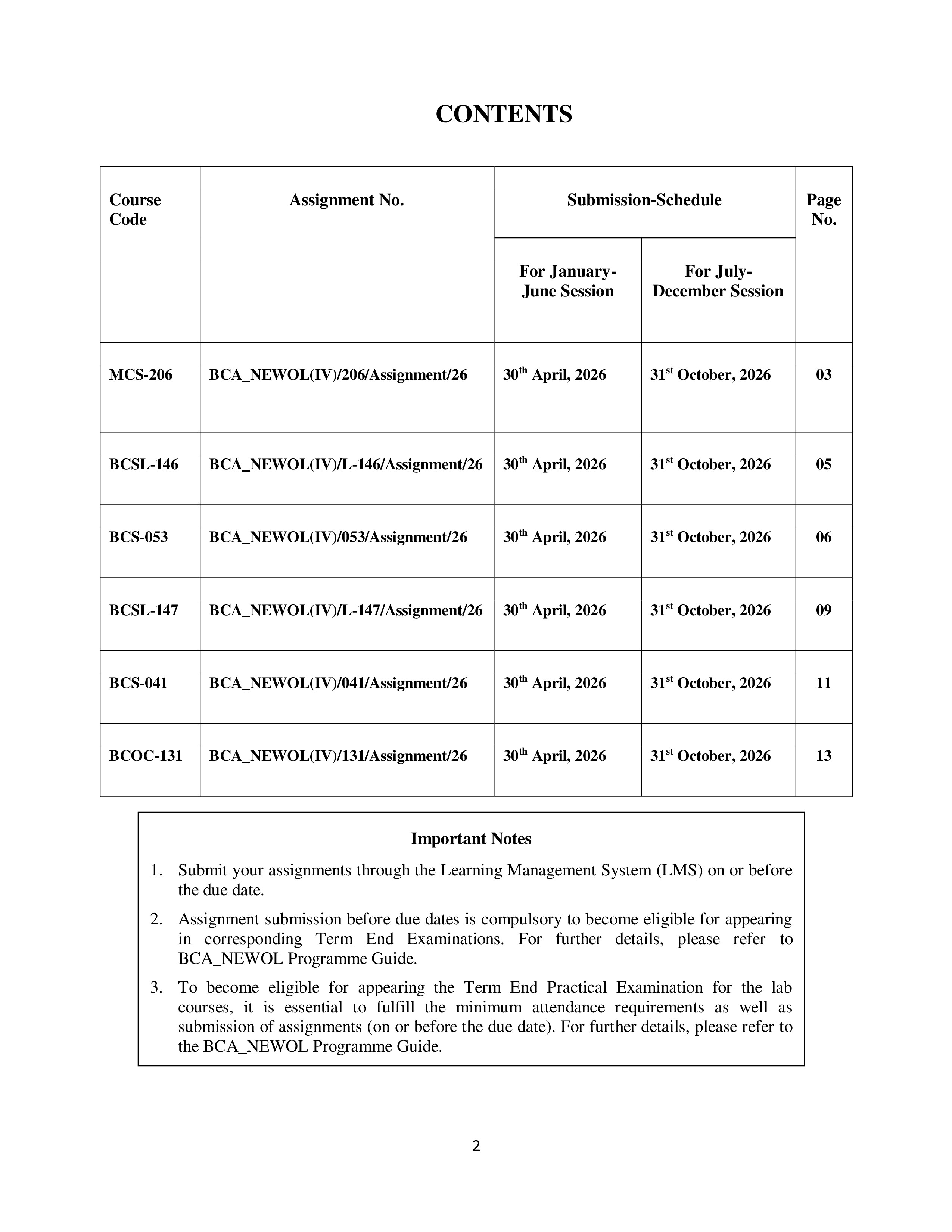 IGNOU BCS 053 Handwritten Hardcopy Assignment 2026-26 (English Medium)