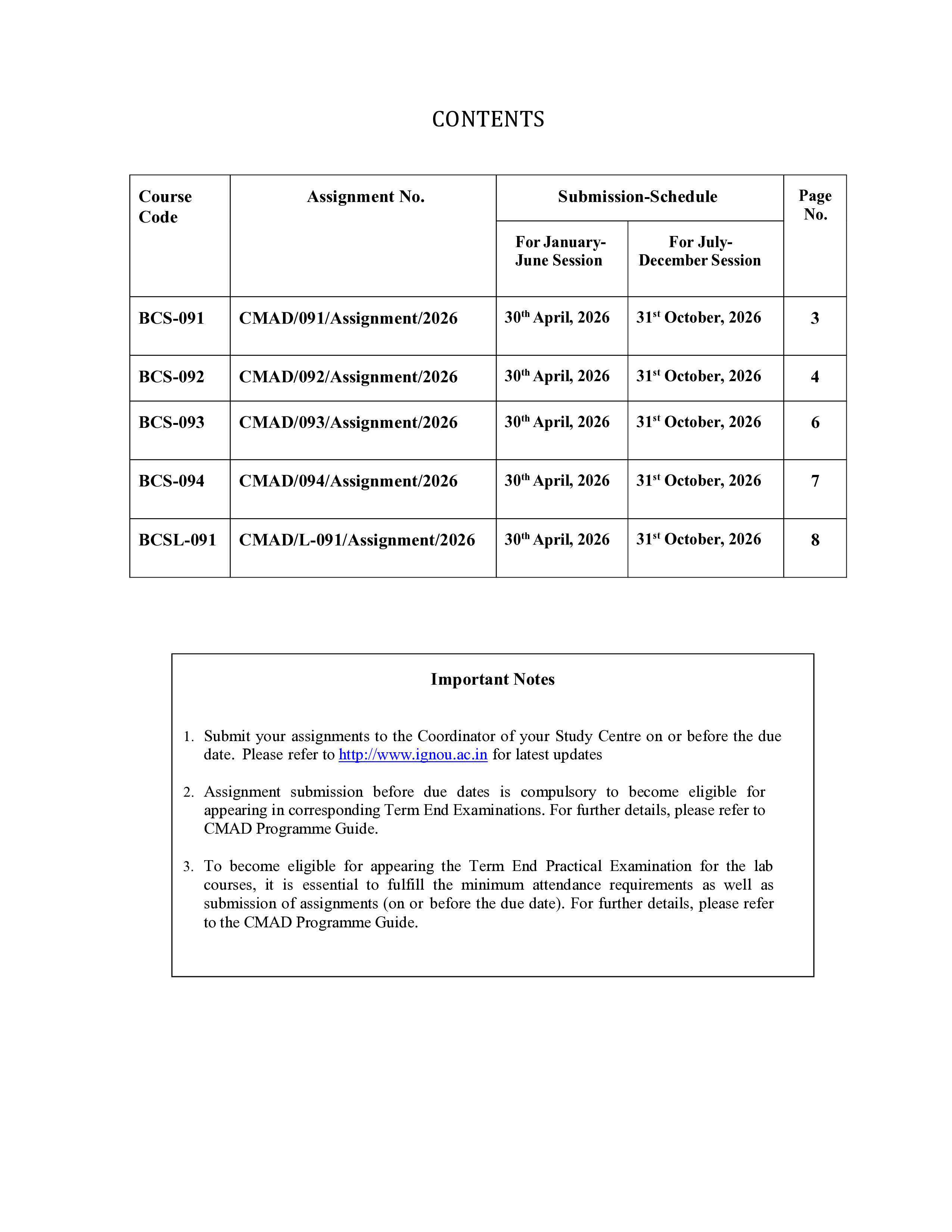 IGNOU BCS 091 Solved Assignment 2026-26 – Introduction to Mobile Architecture (English) | IGNOU Students Portal