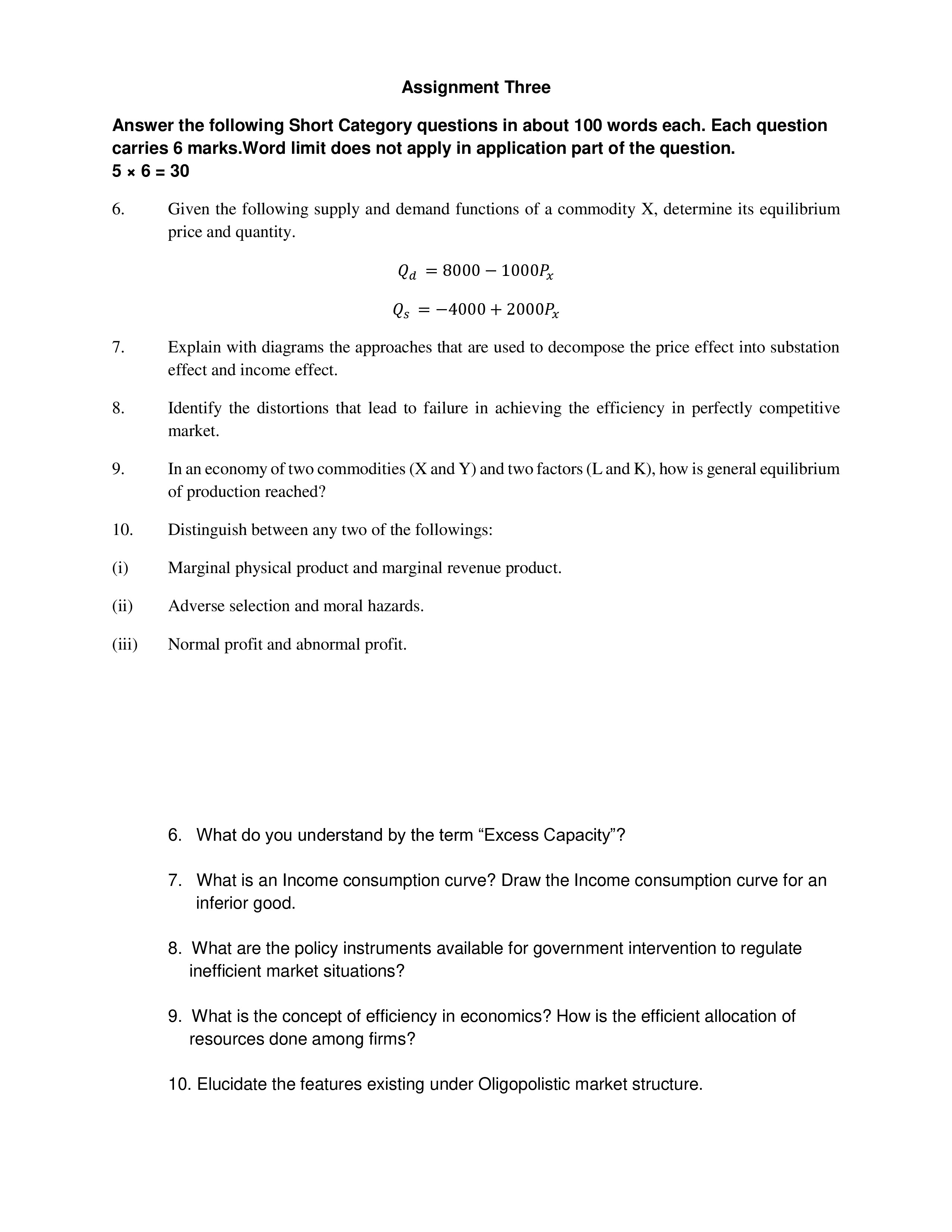IGNOU BECC 101 Solved Assignment 2026-26 – Introductory Microeconomics (English) | IGNOU Students Portal