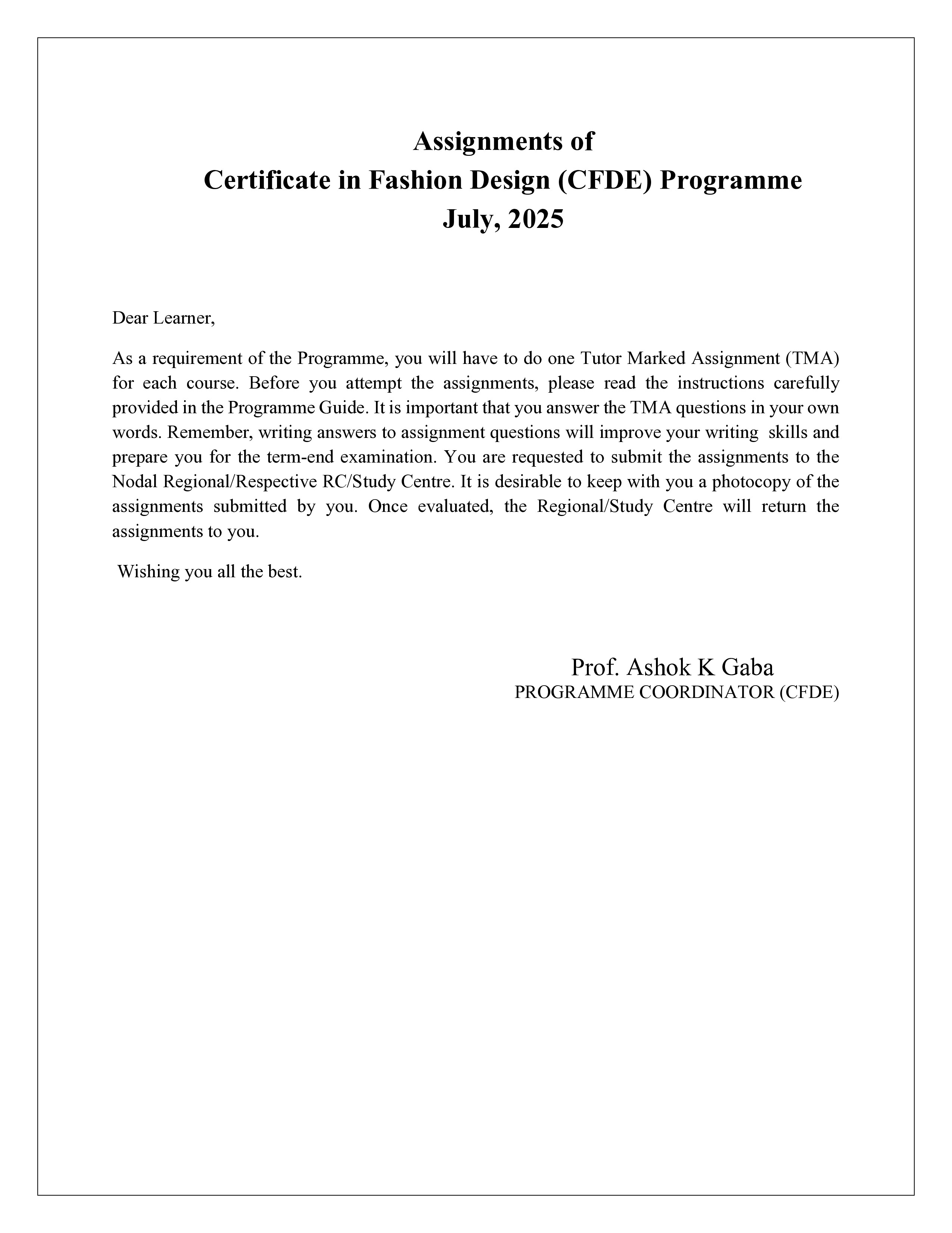 IGNOU BFDI 072 Solved Assignment 2025-25 – Basics of Pattem Making and Sewing (English) | IGNOU Students Portal