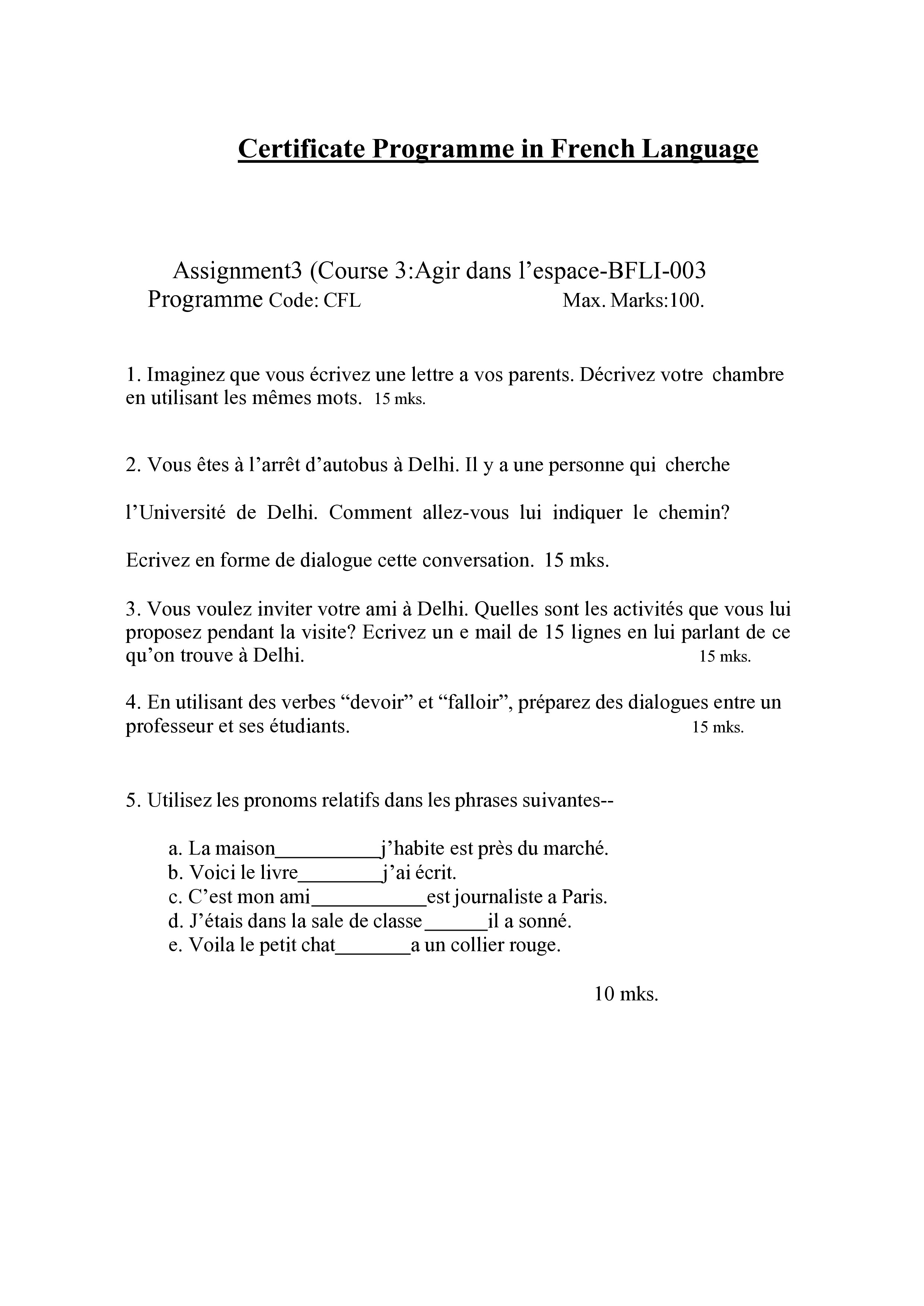 IGNOU BFLI 003 Solved Assignment 2026-26 – (English) | IGNOU Students Portal