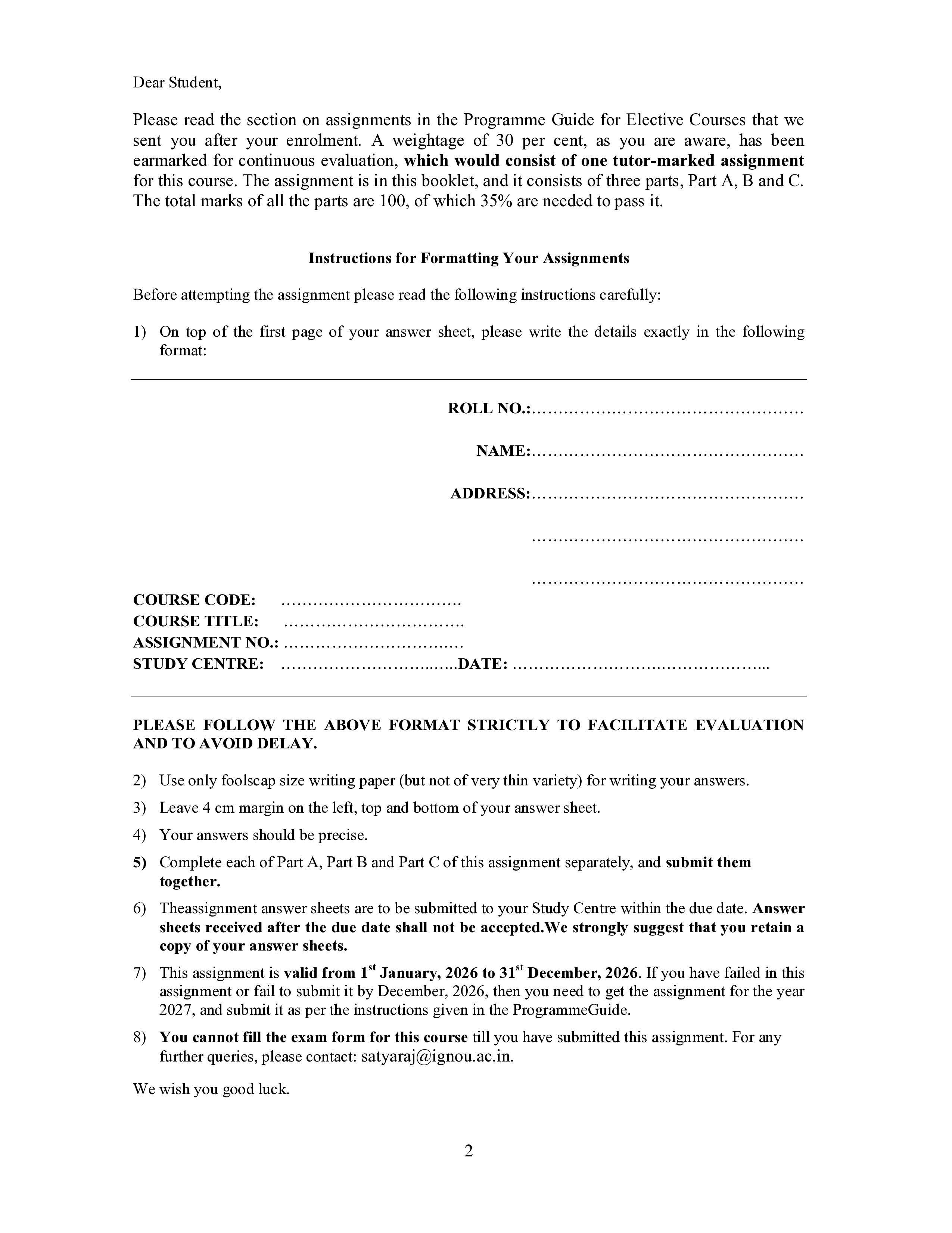 IGNOU BGGCT 131 Solved Assignment 2026-26 – Physical Geography (English) | IGNOU Students Portal