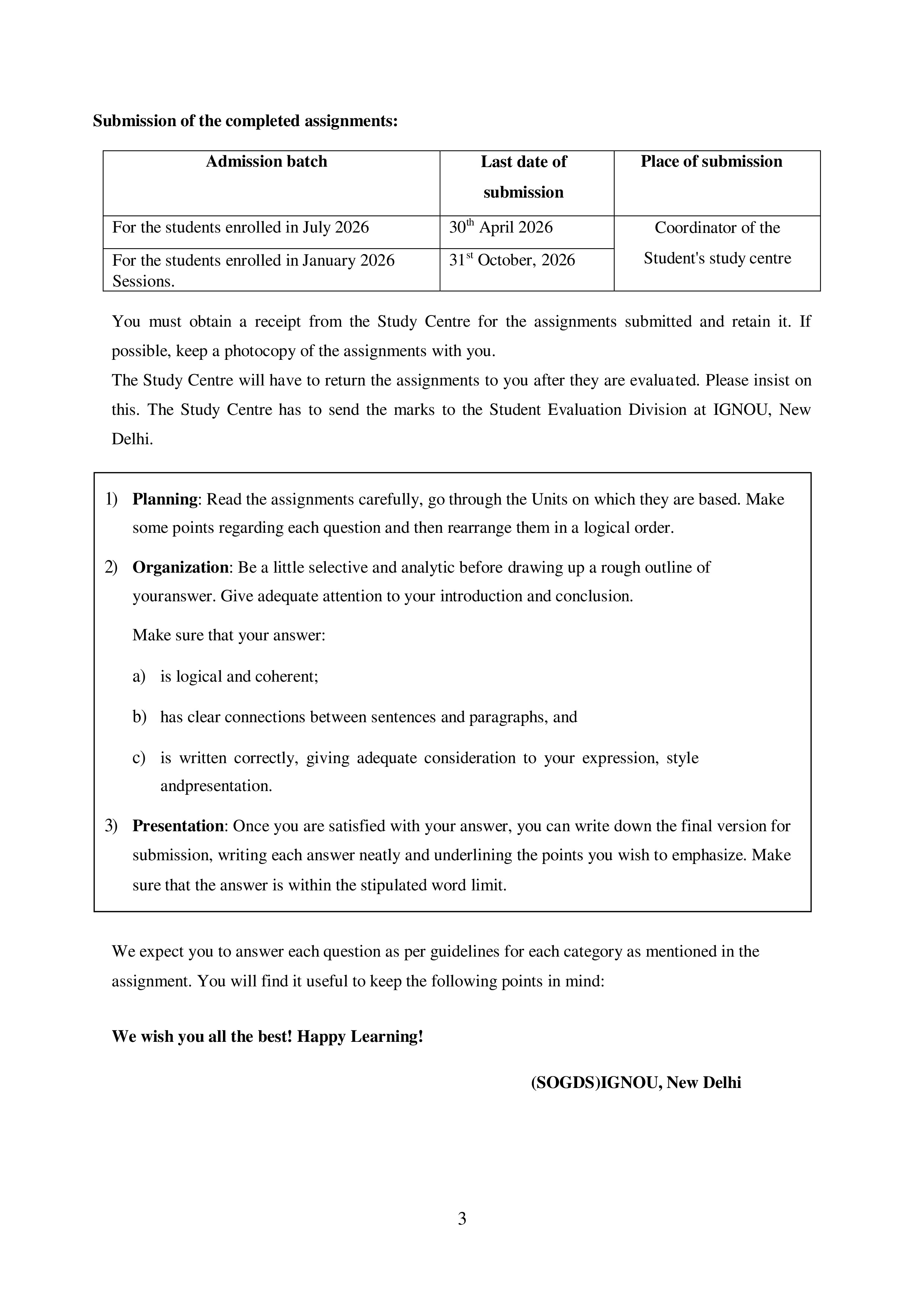 IGNOU BGS 011 Handwritten Hardcopy Assignment 2025-2026 (English Medium)