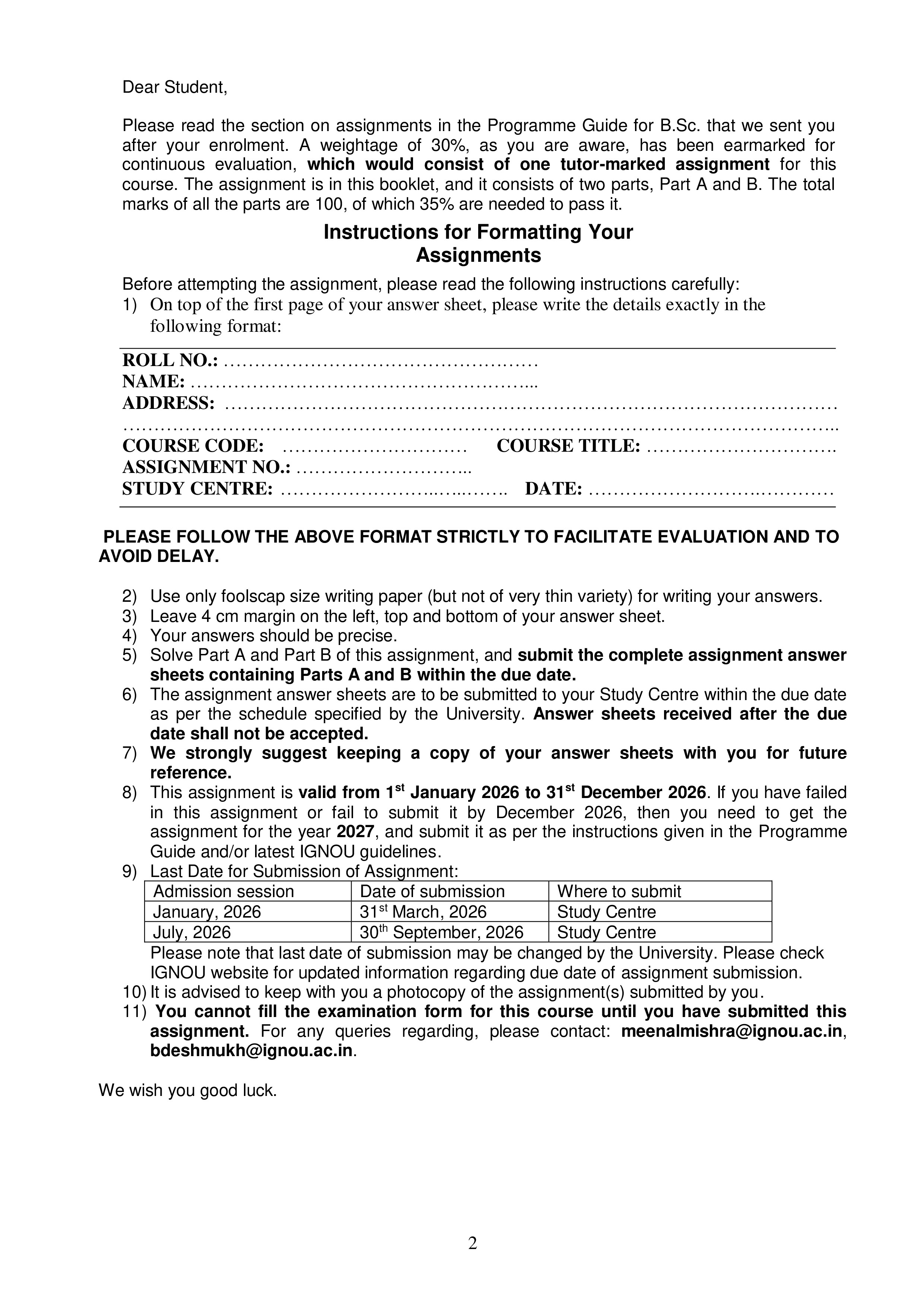 IGNOU BGYCT 131 Solved Assignment 2026-26 – Physical and Structural Geology (English) | IGNOU Students Portal