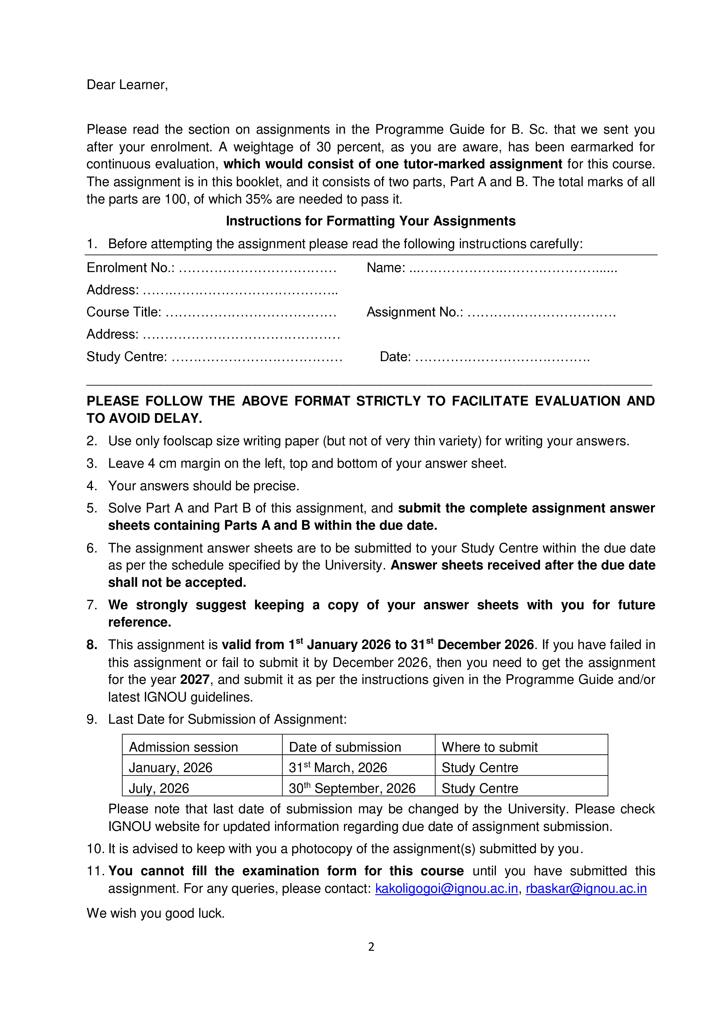 IGNOU BGYET 141 Solved Assignment 2026-26 – Ore Geology and Industrial Minerals (English) | IGNOU Students Portal