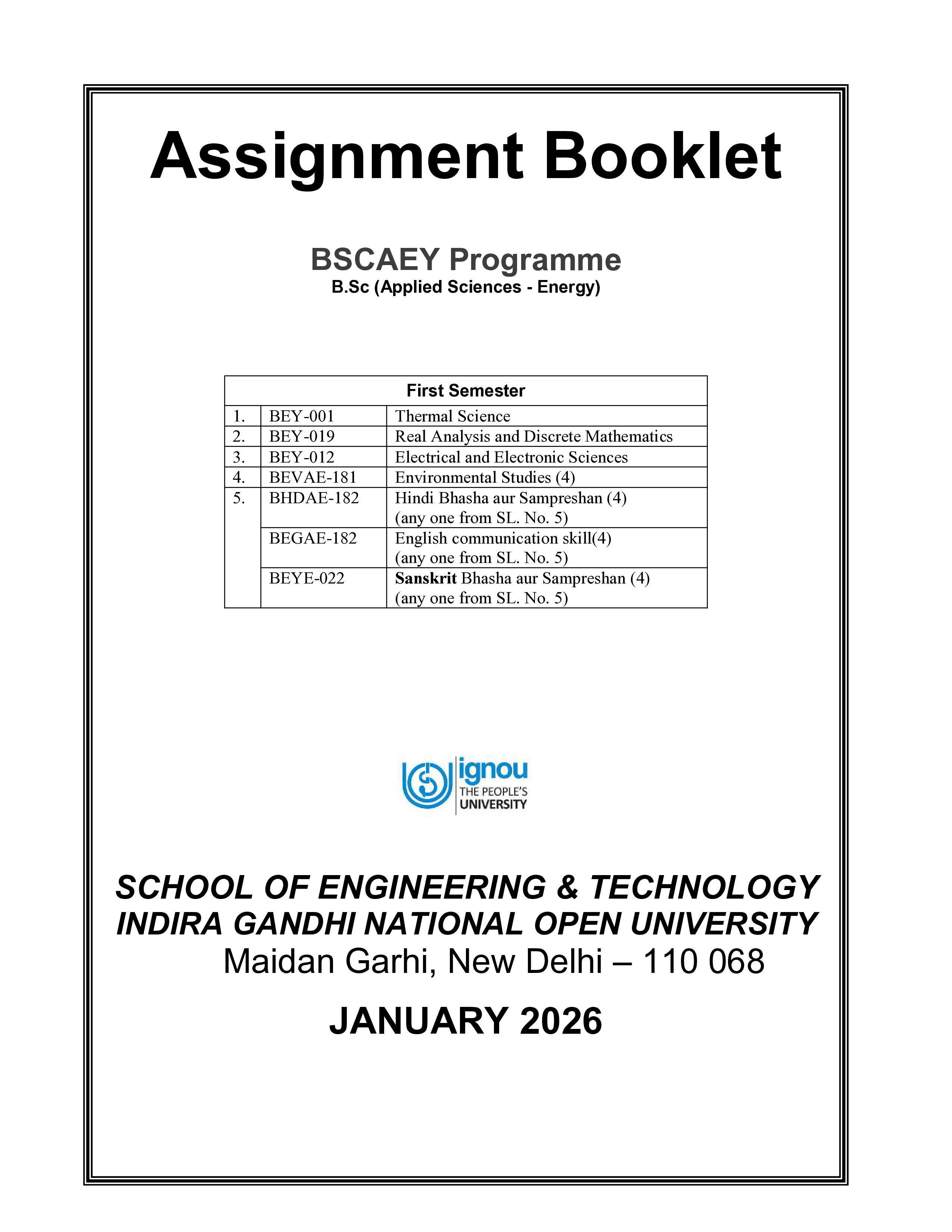 IGNOU BHDAE 182 Solved Assignment 2026-26 – हिन्दी भाषा और संप्रेषण (Hindi) | IGNOU Students Portal