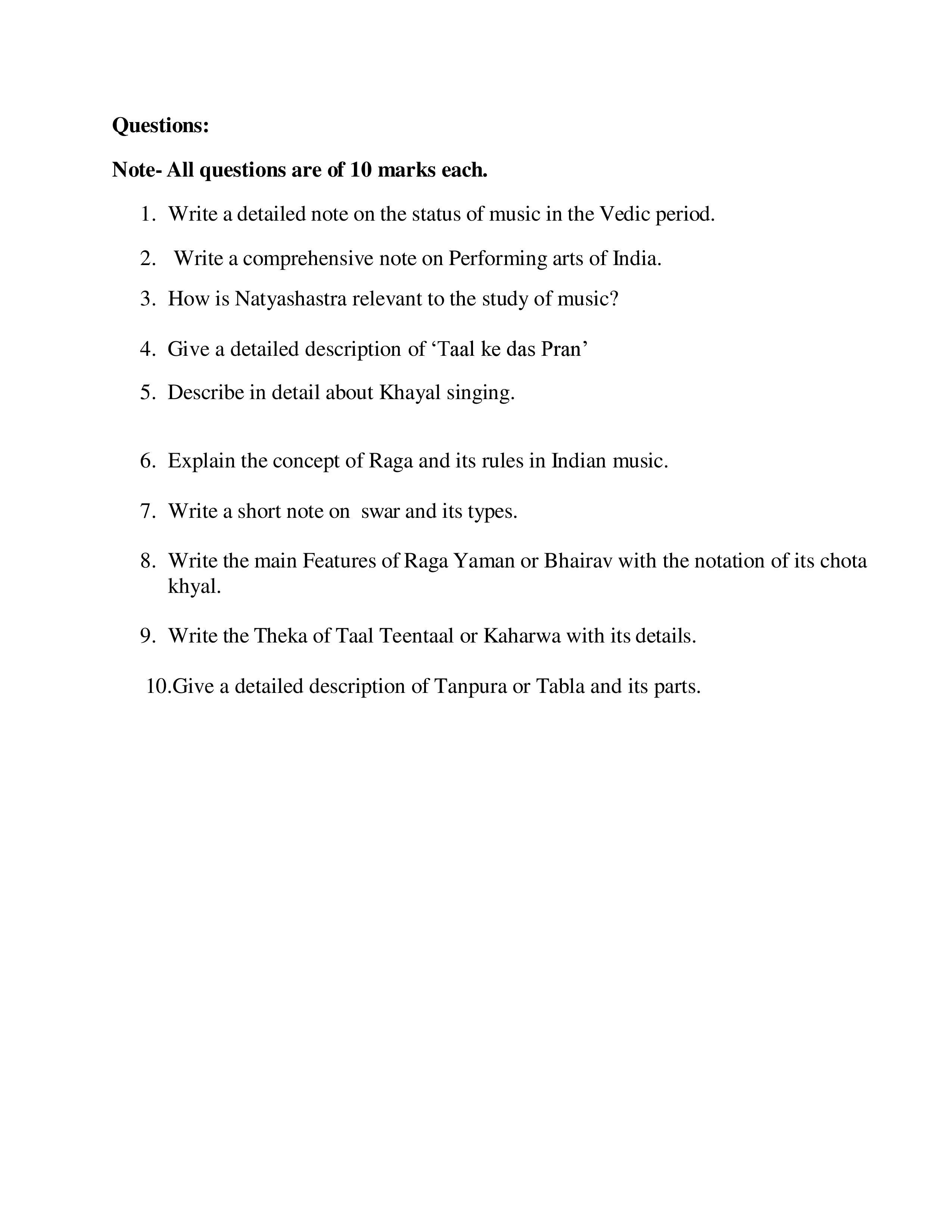 IGNOU BHMCT 101 Solved Assignment 2025-25 – INTRODUCTION TO HINDUSTANI MUSIC AND ITS FUNDAMENTALS (English) | IGNOU Students Portal