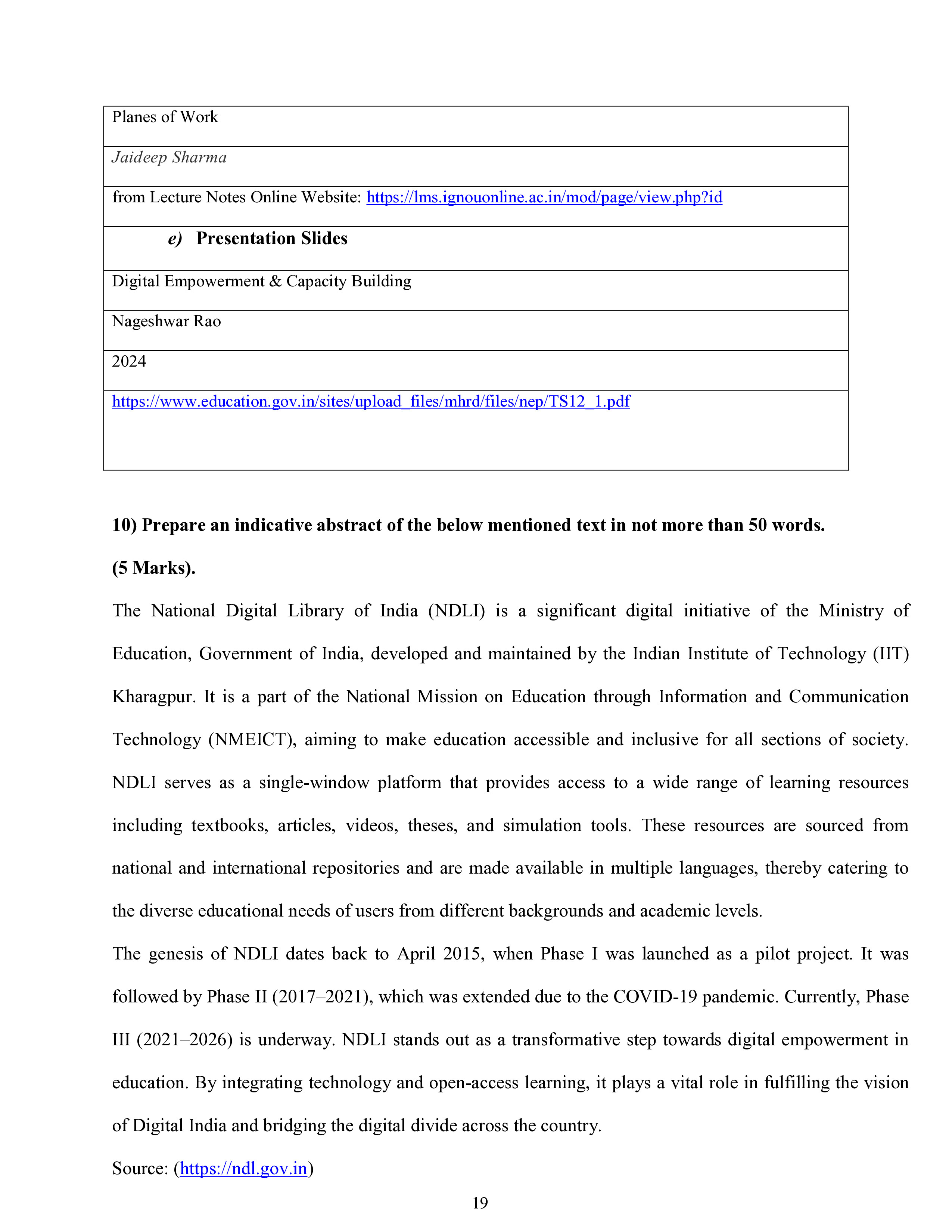 IGNOU BLIE 228 Solved Assignment 2025-2026 – Information Products and Services (English) | IGNOU Students Portal