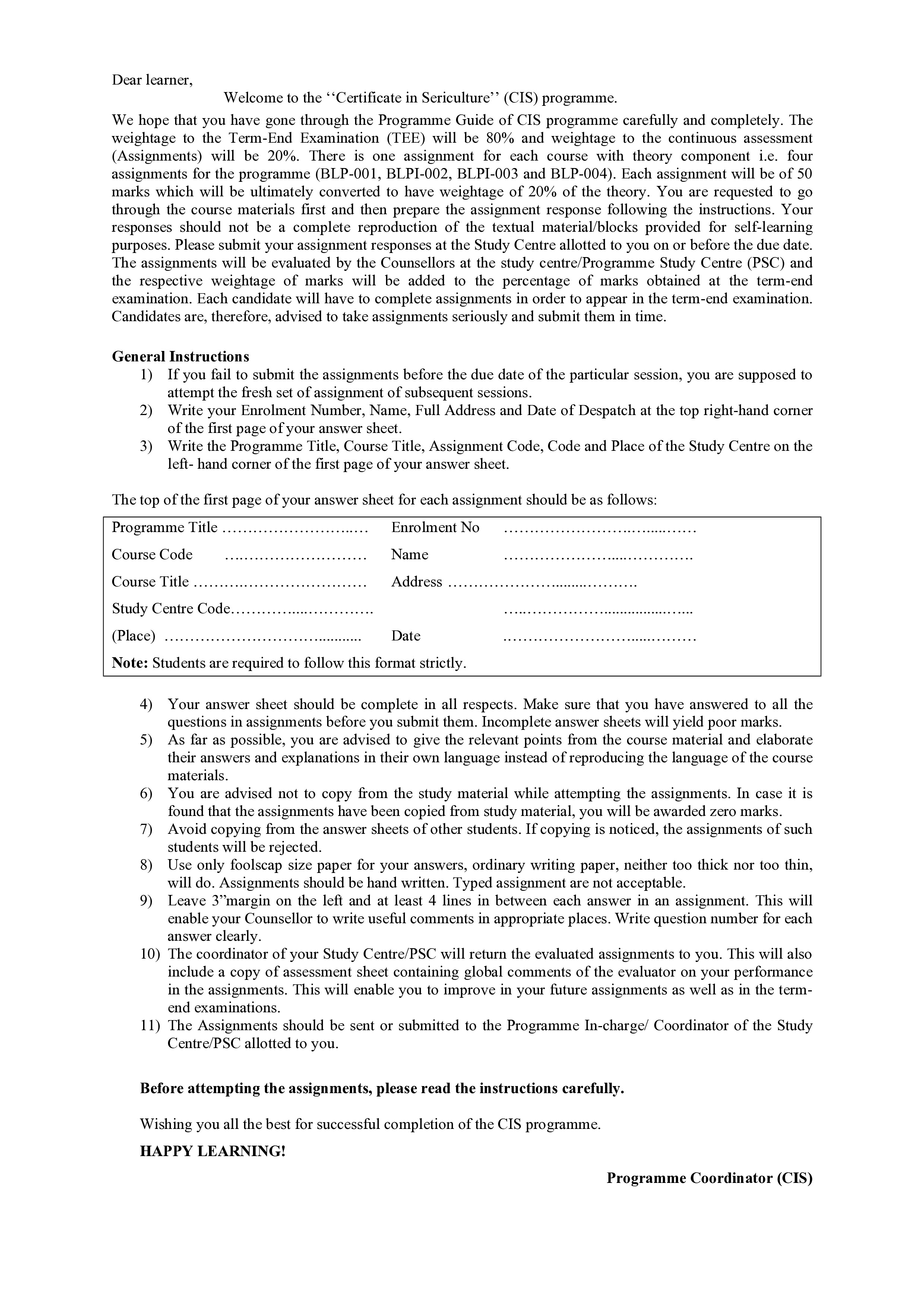 IGNOU BLPI 002 Solved Assignment 2026-26 – Host Plant Cultivation (English) | IGNOU Students Portal
