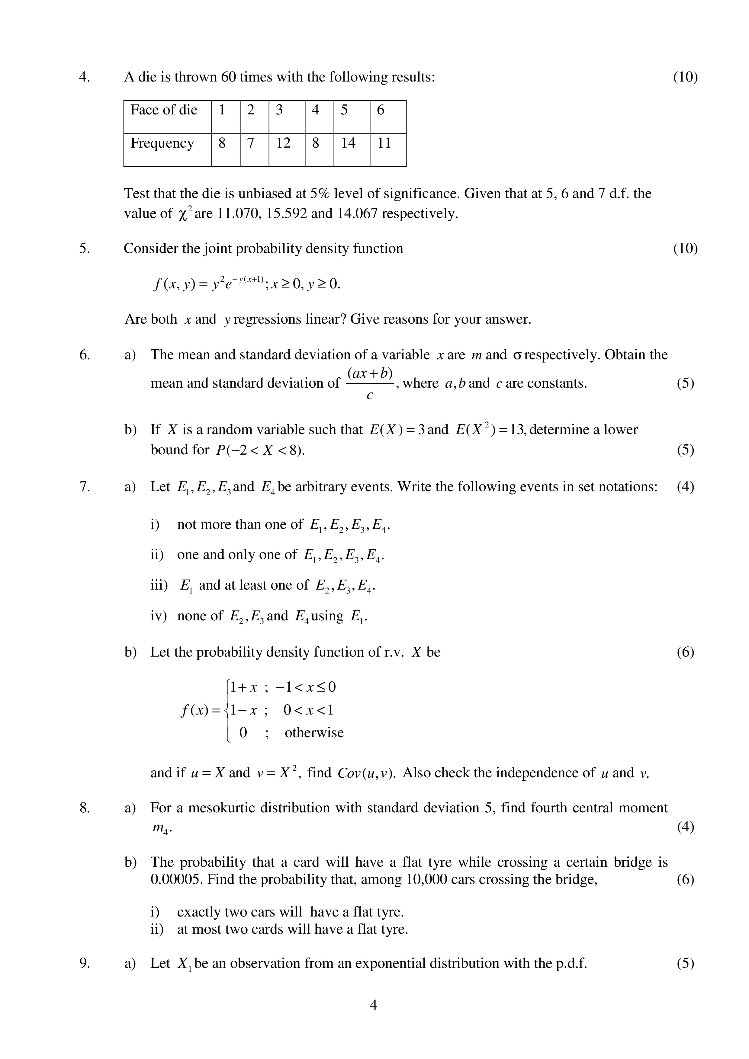 IGNOU BMTC 101 Solved Assignment 2026-26 – Introduction to Probability and Statistics (English) | IGNOU Students Portal