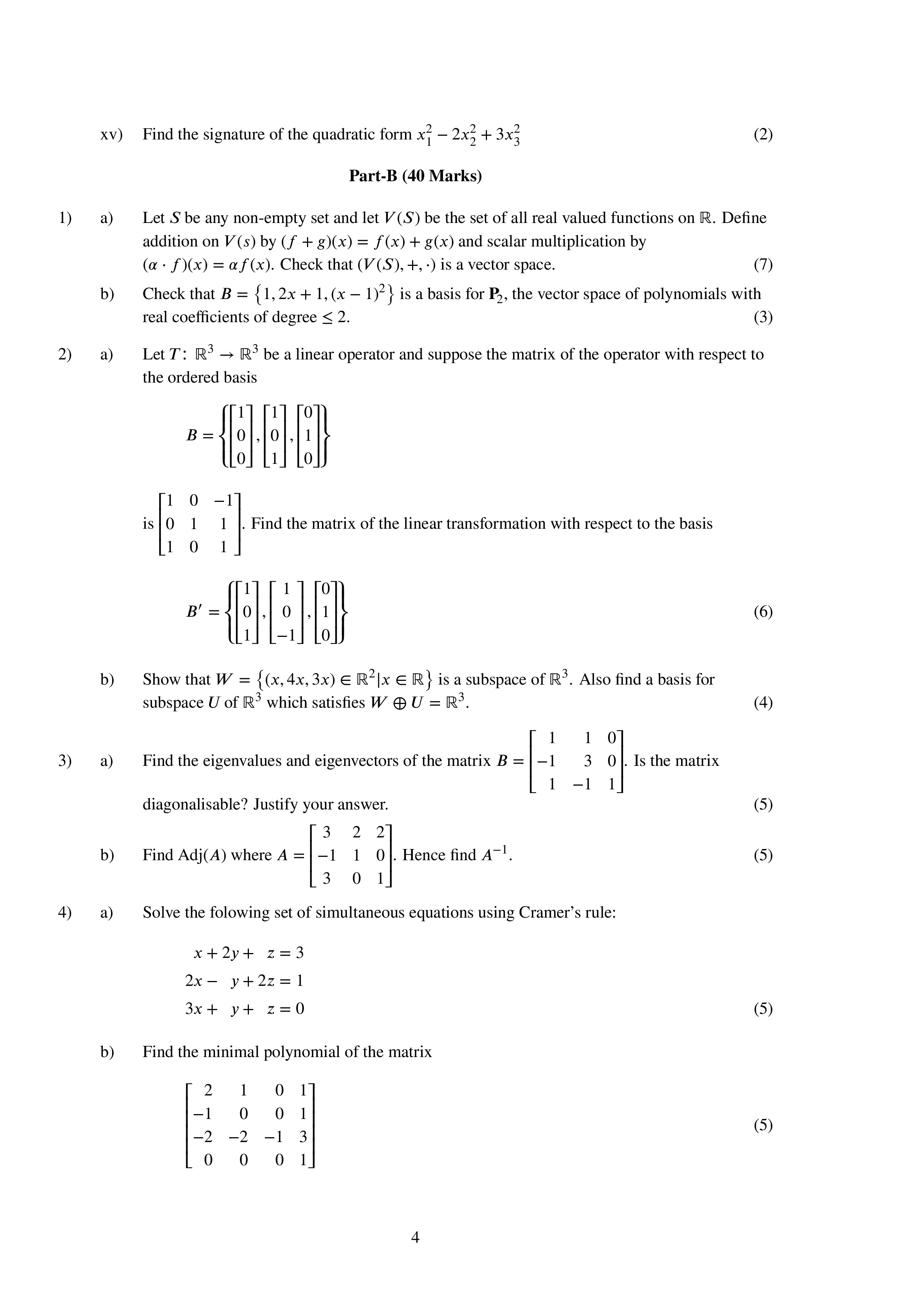 IGNOU BMTE 141 Solved Assignment 2026-26 – Linear Algebra (English) | IGNOU Students Portal