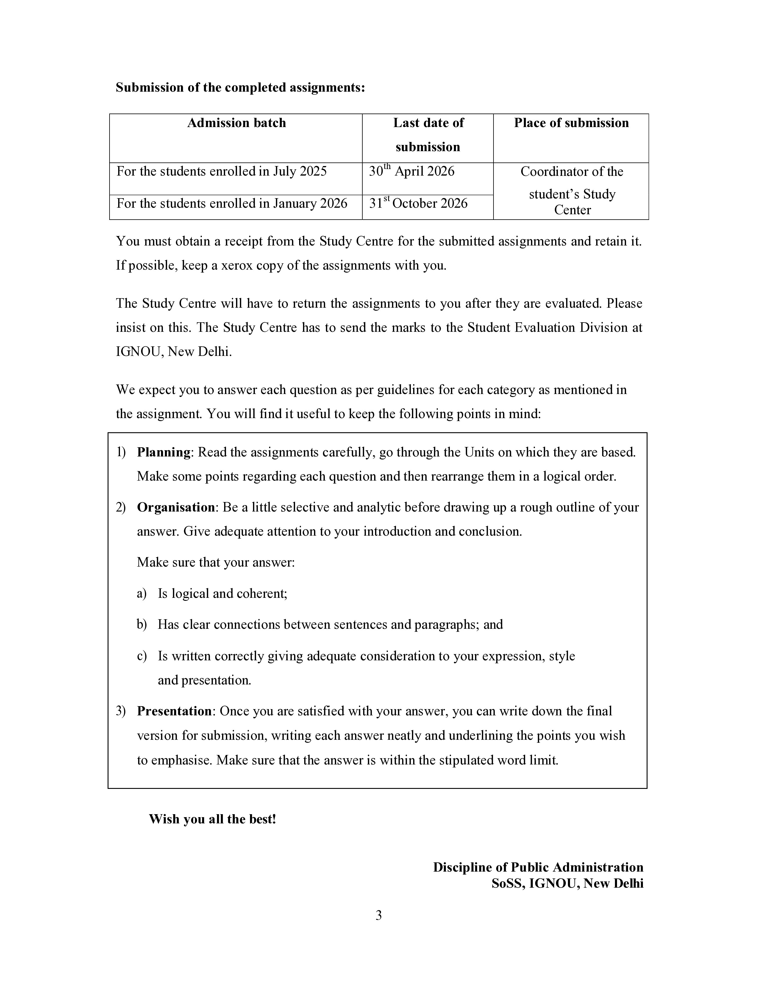 IGNOU BPAC 108 Solved Assignment 2025-2026 – Public Policy and Administration in India (English) | IGNOU Students Portal
