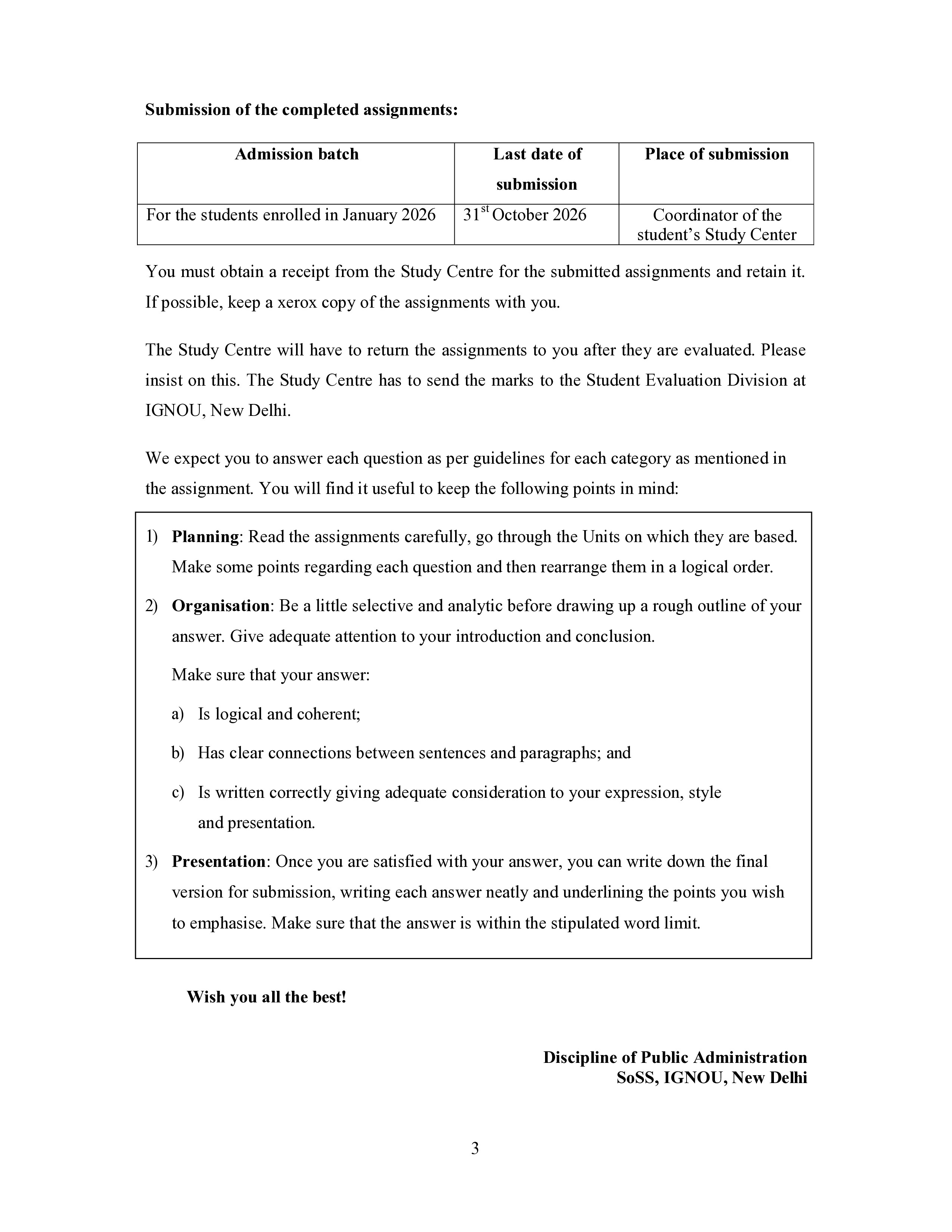 IGNOU BPAC 108 Solved Assignment 2026-26 – Public Policy and Administration in India (English) | IGNOU Students Portal