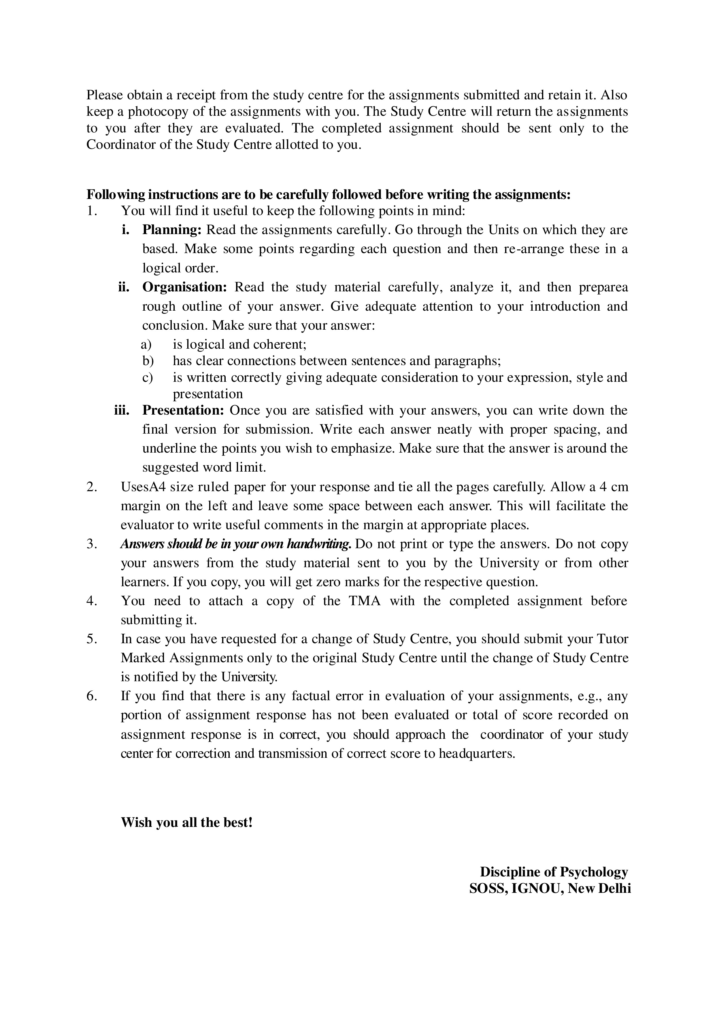 IGNOU BPCG 171 Solved Assignment 2025-2026 – General Psychology (English) | IGNOU Students Portal