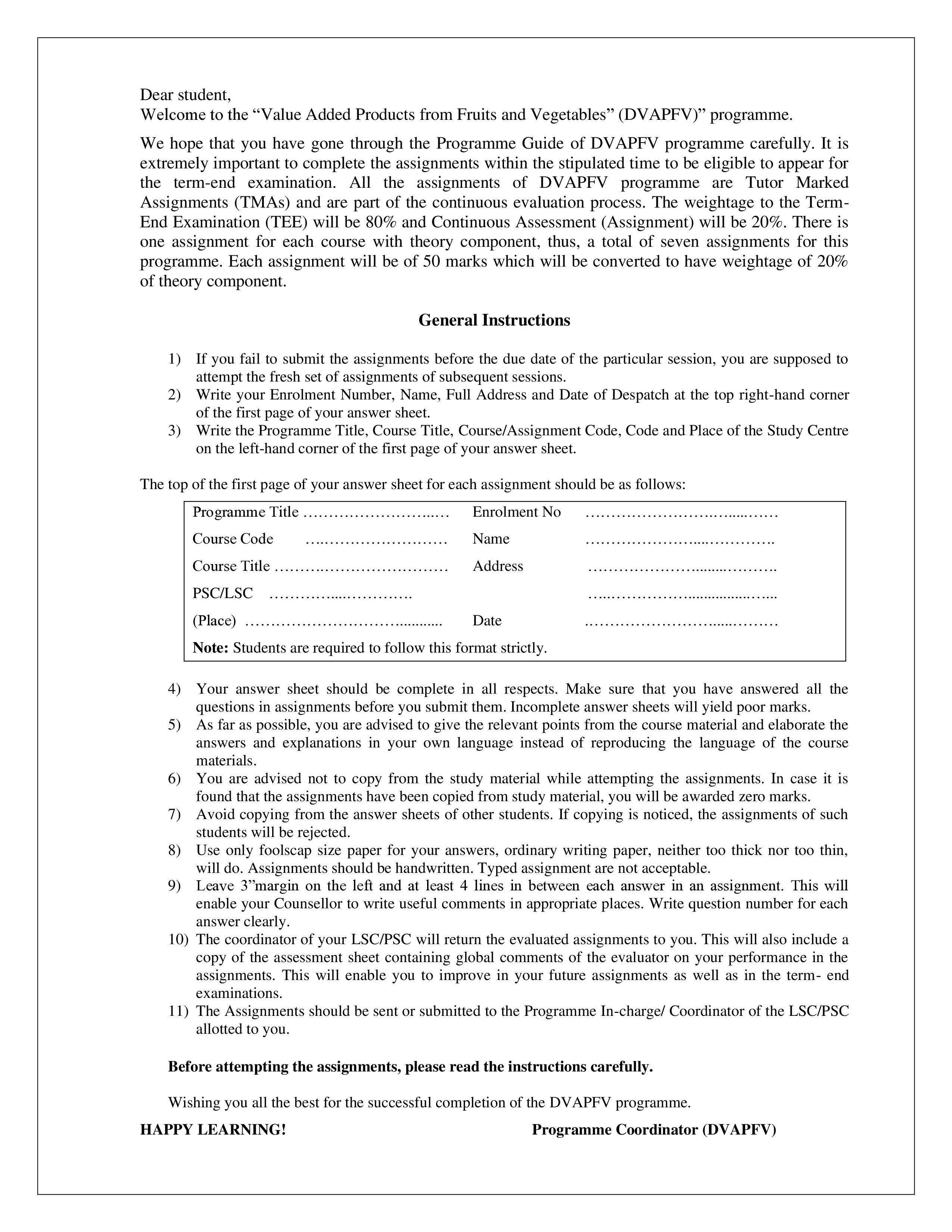 IGNOU BPVI 001 Solved Assignment 2025-2026 – खाद्य के मूलभूत तत्व (Hindi) | IGNOU Students Portal
