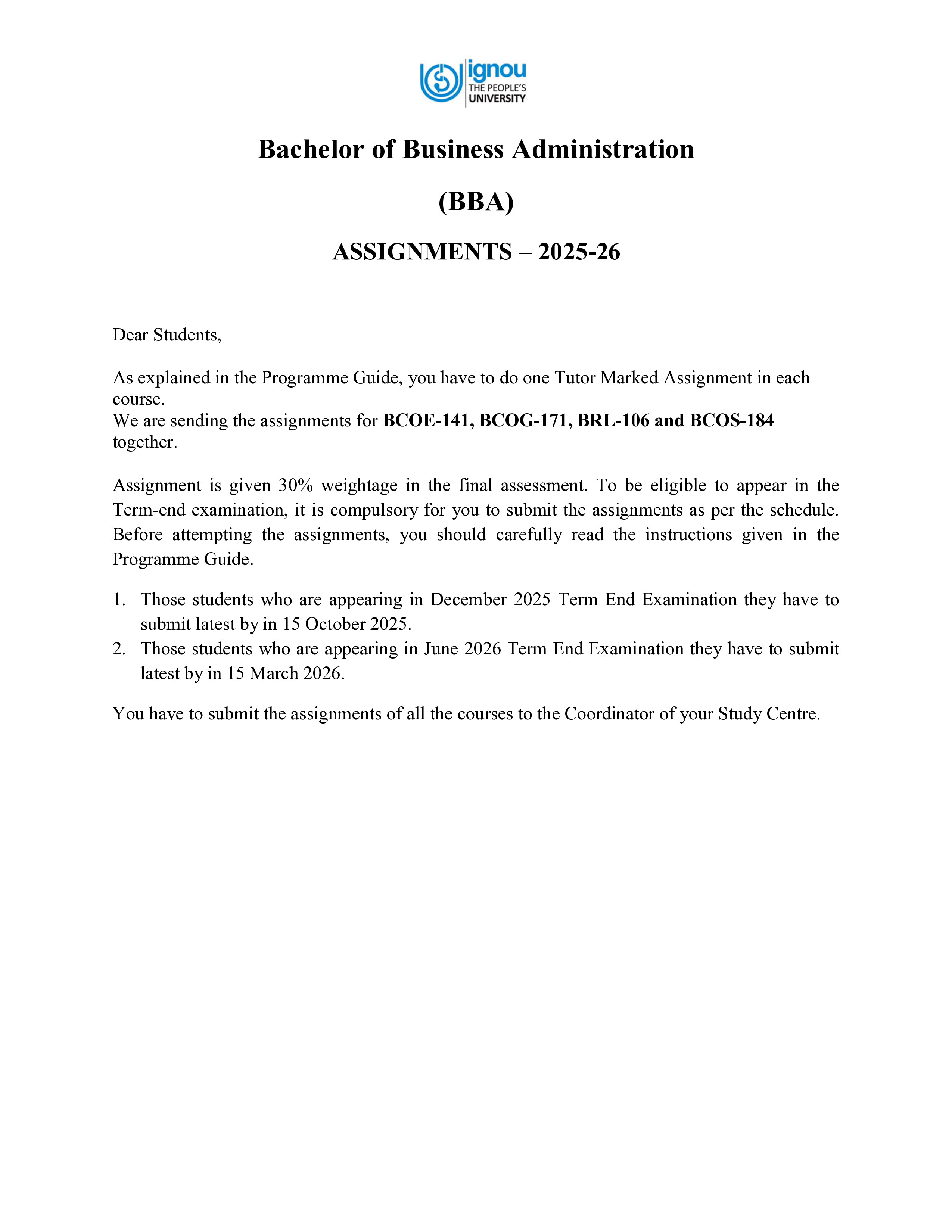 IGNOU BRL 106 Solved Assignment 2025-2026 – Managing Human Resources (English) | IGNOU Students Portal