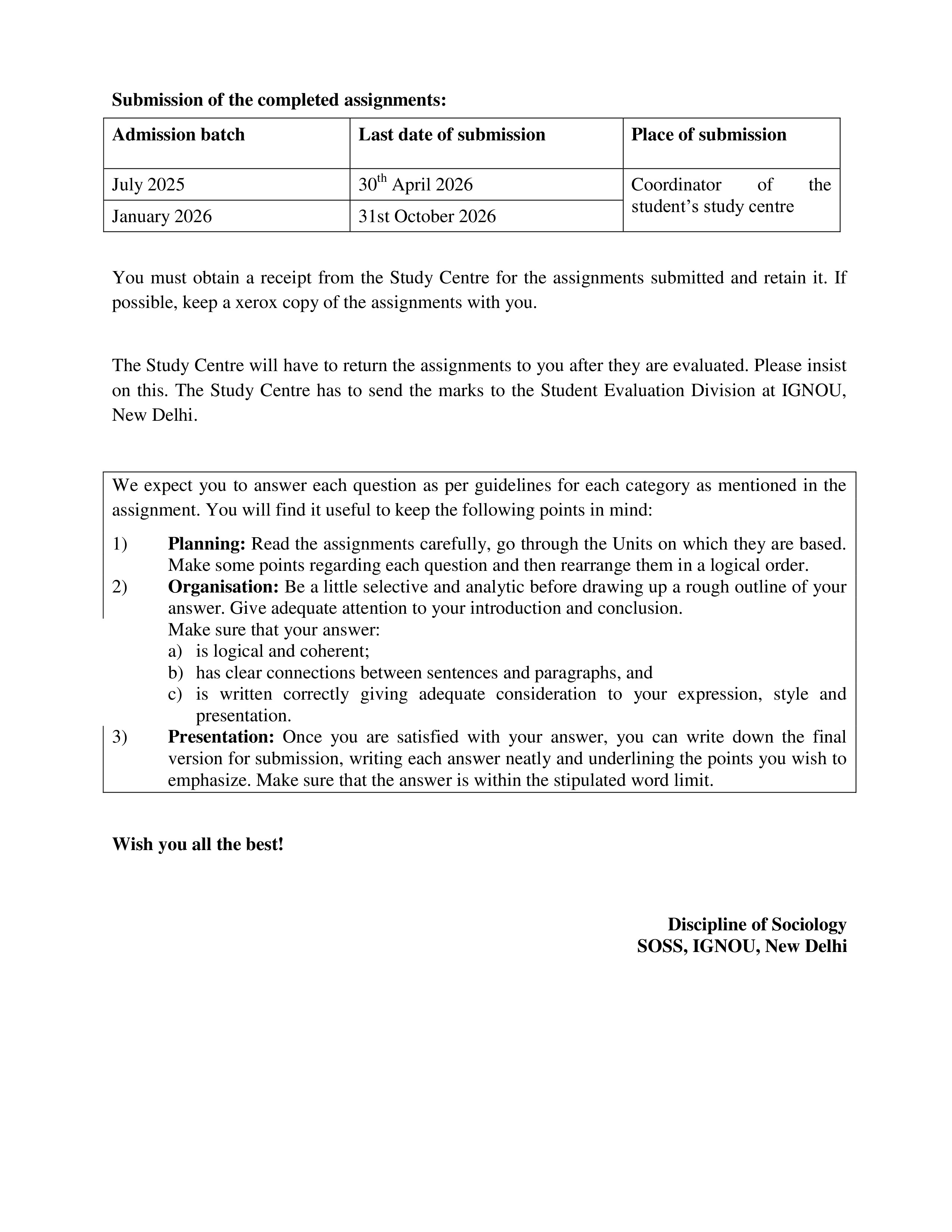 IGNOU BSOC 132 Solved Assignment 2025-2026 – Sociology of India (English) | IGNOU Students Portal