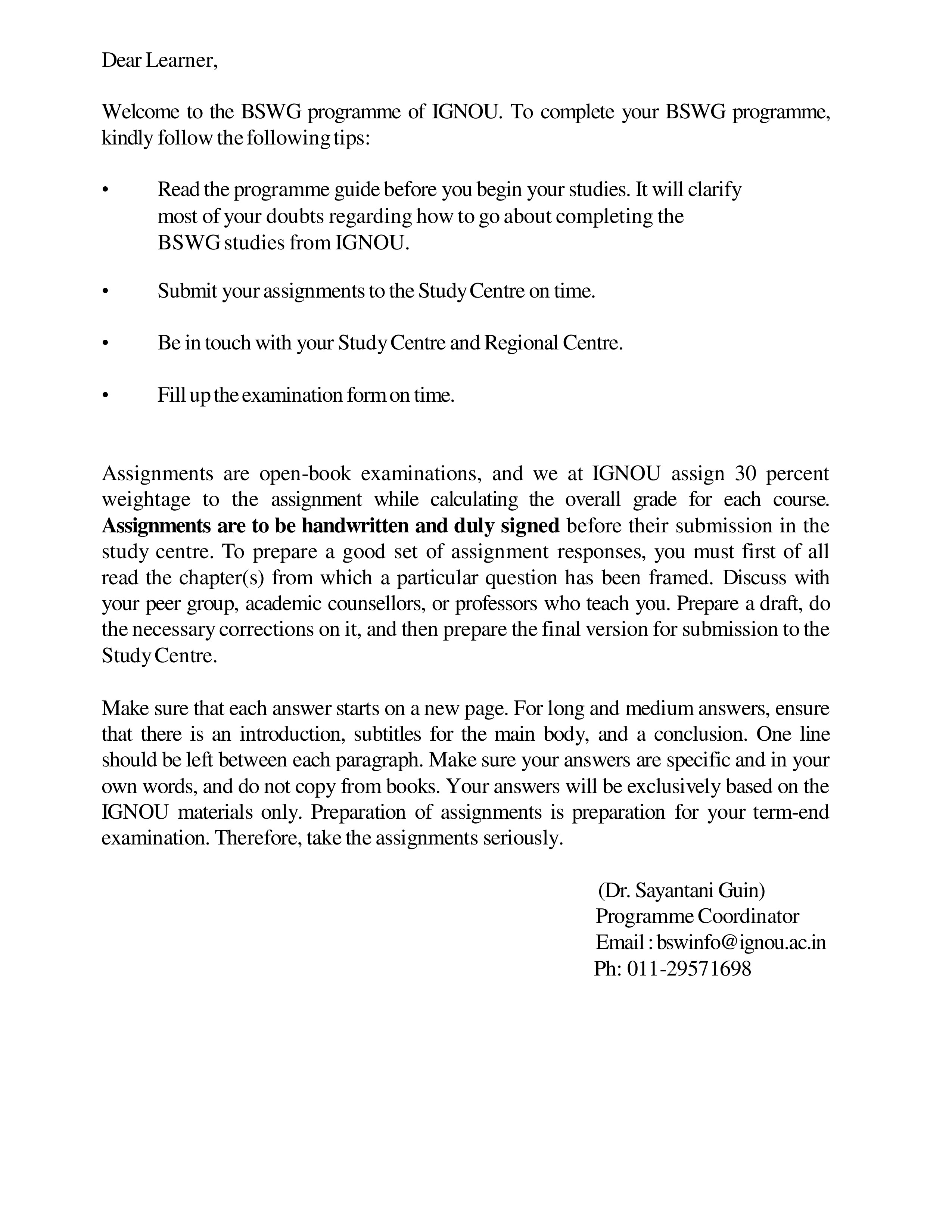 IGNOU BSW 126 Solved Assignment 2025-2026 – Social Work in Family Setting (English) | IGNOU Students Portal