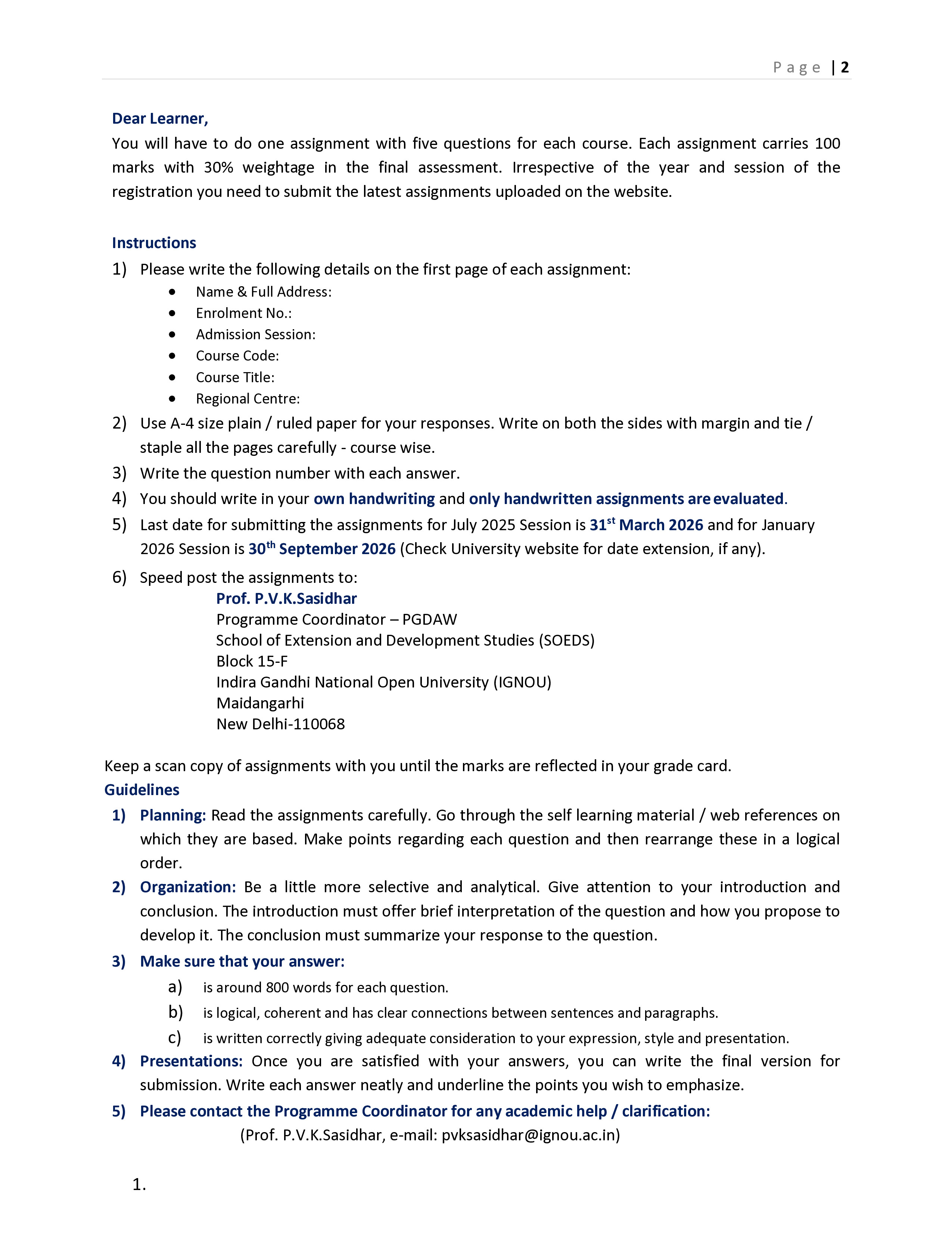 IGNOU MAW 003 Solved Assignment 2025-2026 – Animal Welfare Laws, Policies and Organizations (English) | IGNOU Students Portal