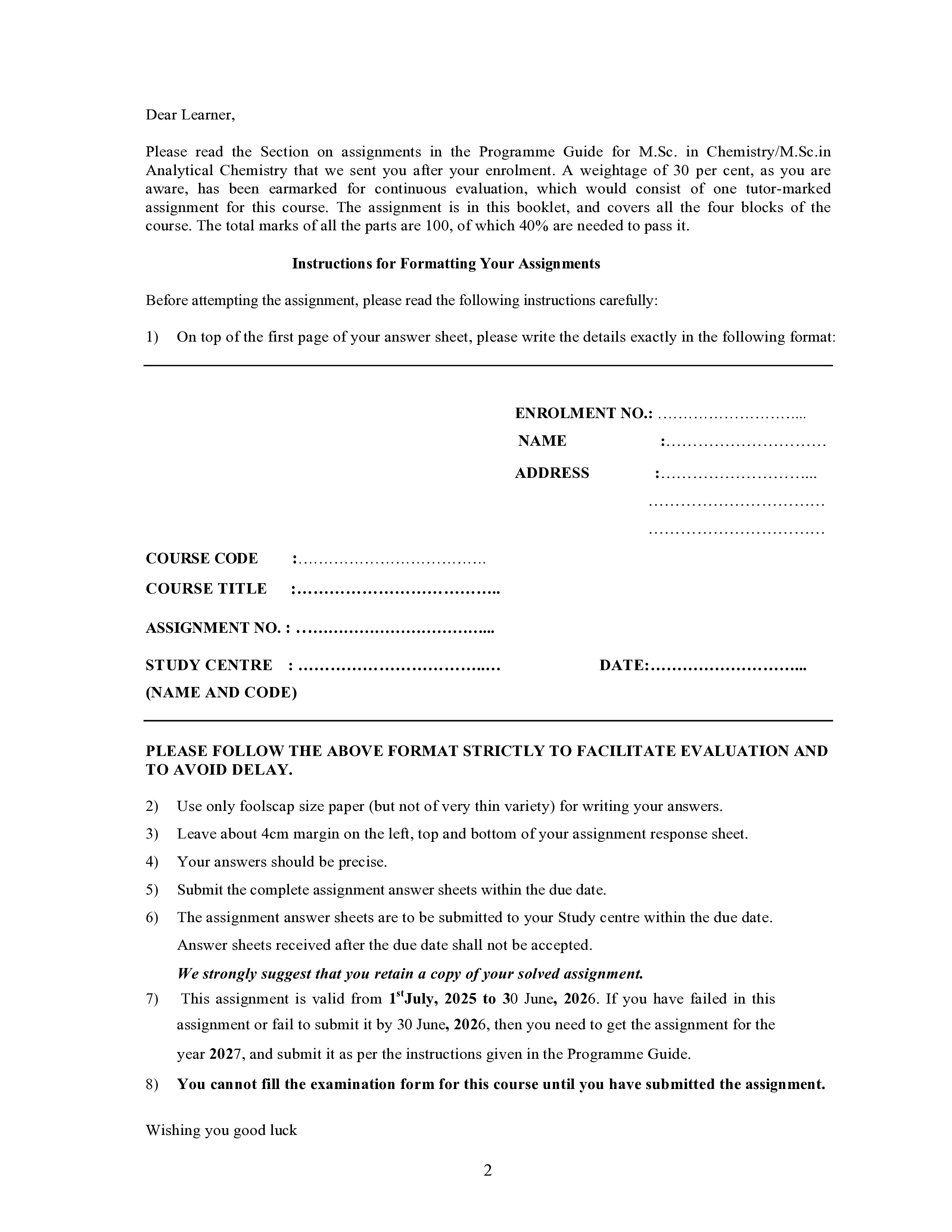 IGNOU MCH 019 Solved Assignment 2026-26 – Green Chemistry (English) | IGNOU Students Portal