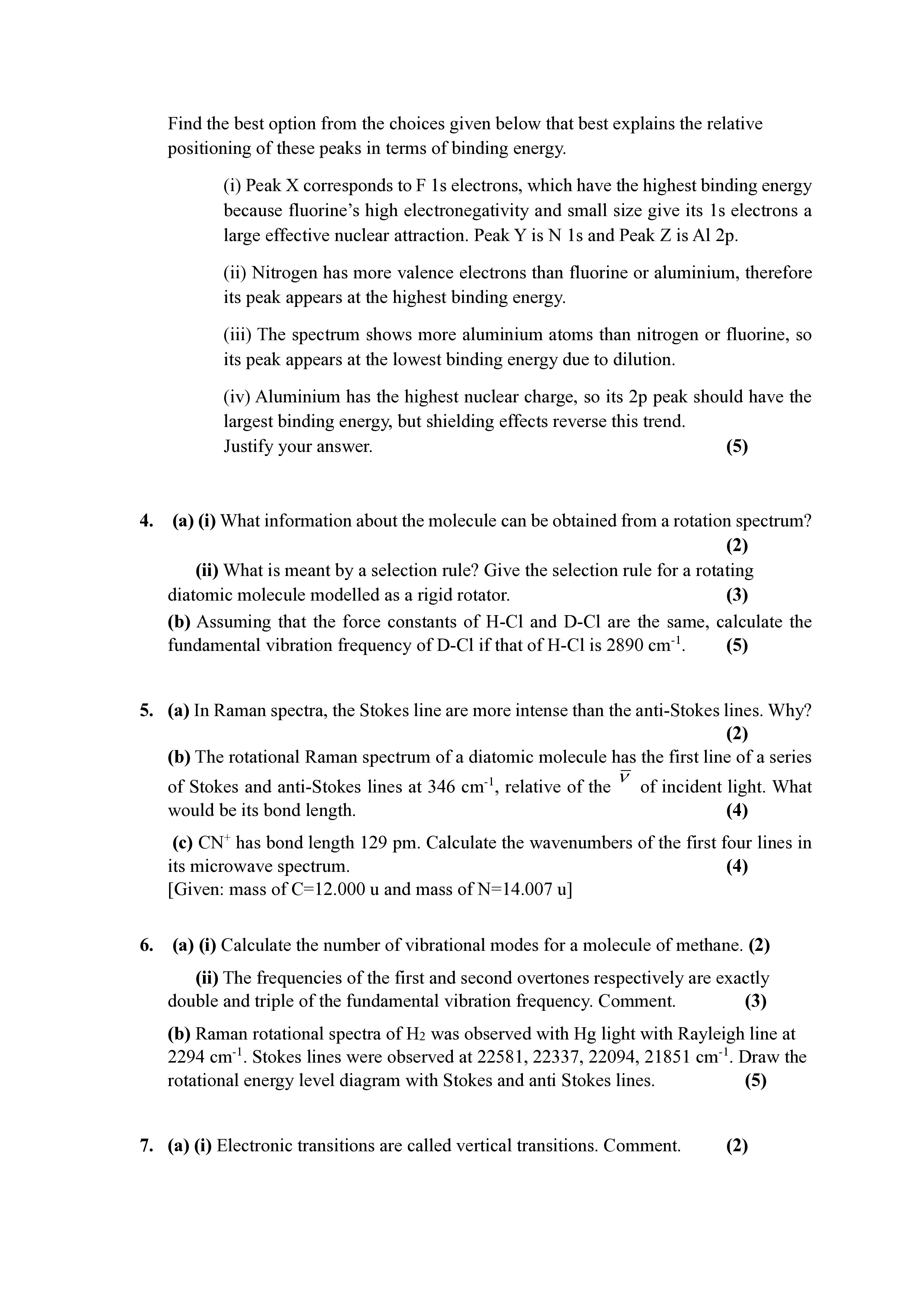 IGNOU MCH 020 Solved Assignment 2026-26 – Atomic and Molecular spectroscopy (English) | IGNOU Students Portal