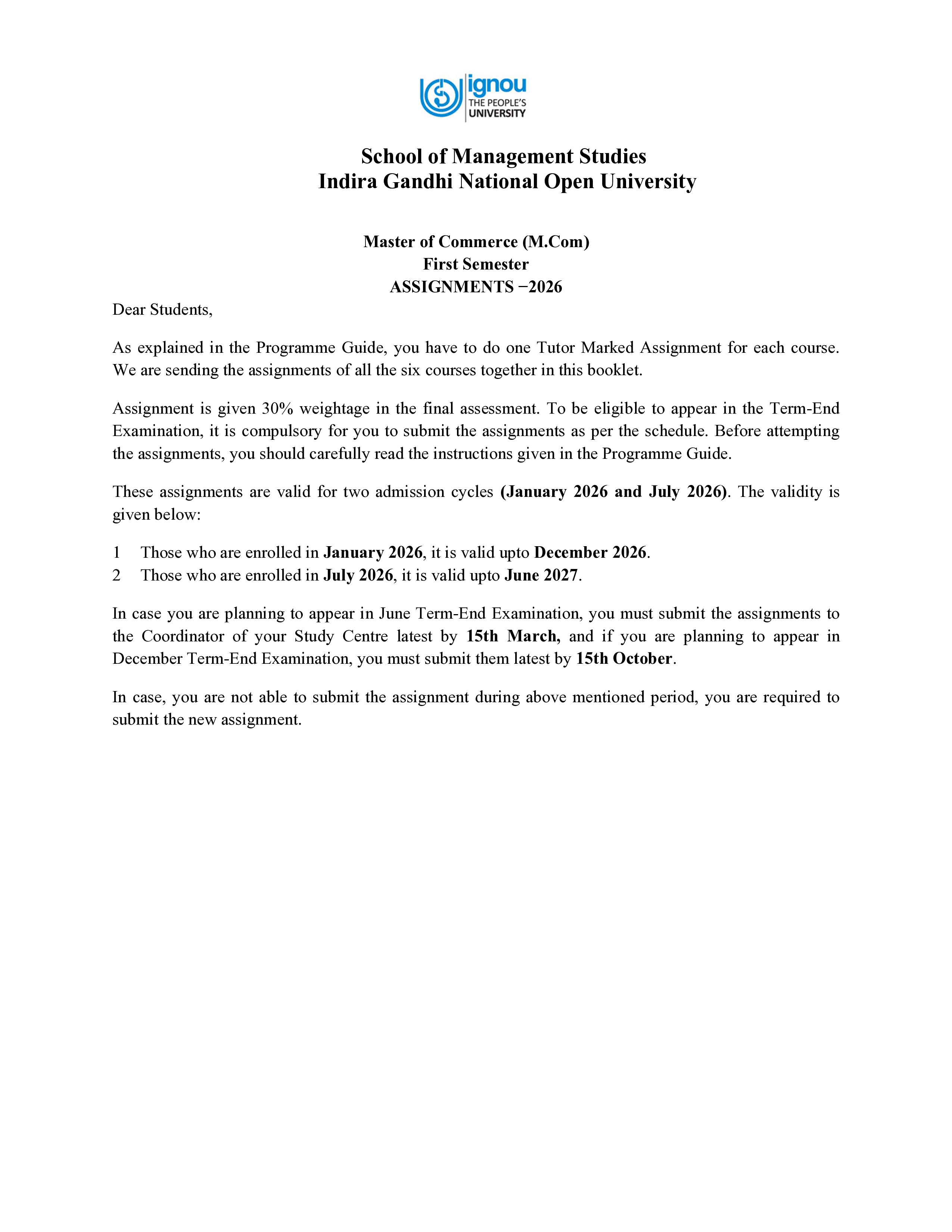 IGNOU MCO 004 Solved Assignment 2026-26 – Business Environment (English) | IGNOU Students Portal