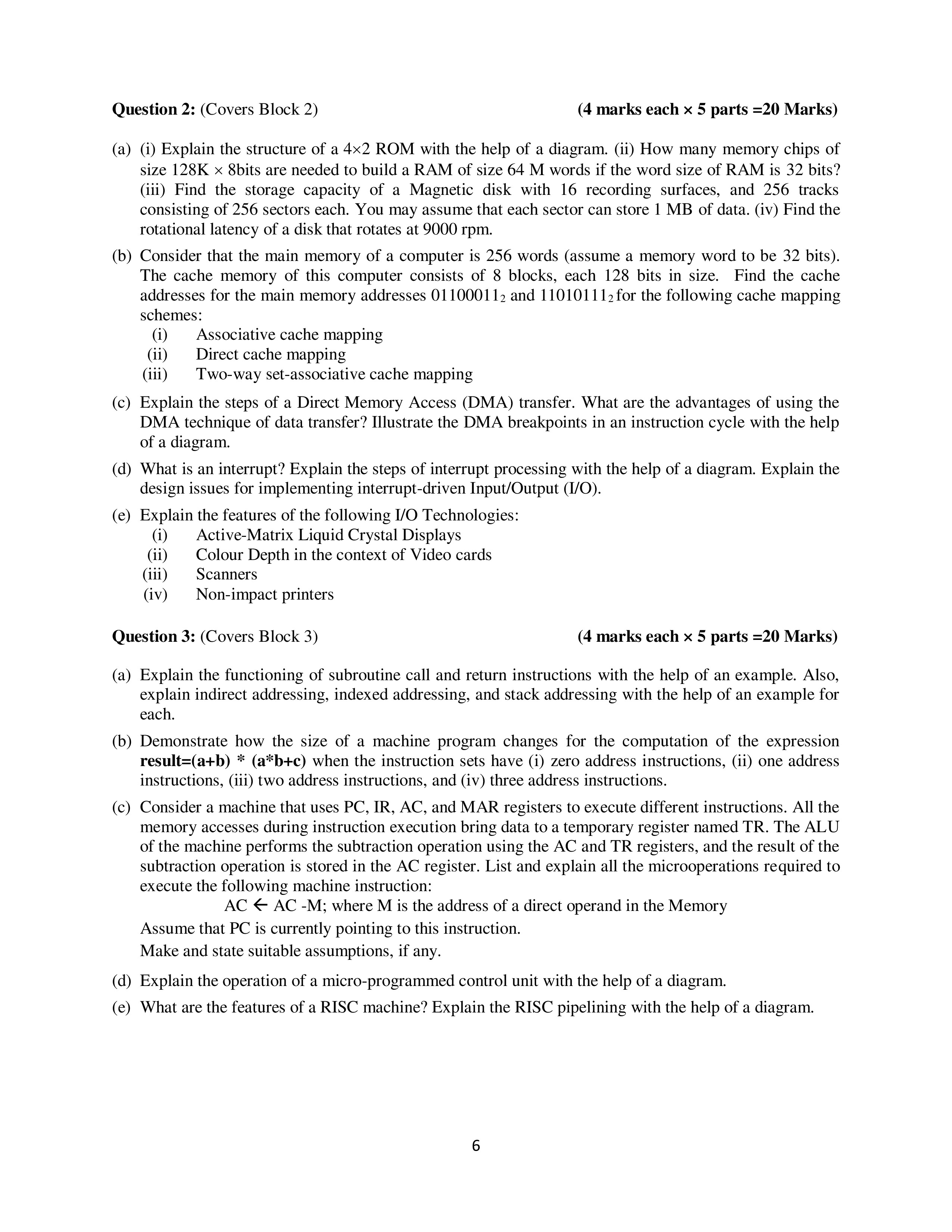 IGNOU MCS 202 Solved Assignment 2026-26 – Computer Organisation (English) | IGNOU Students Portal