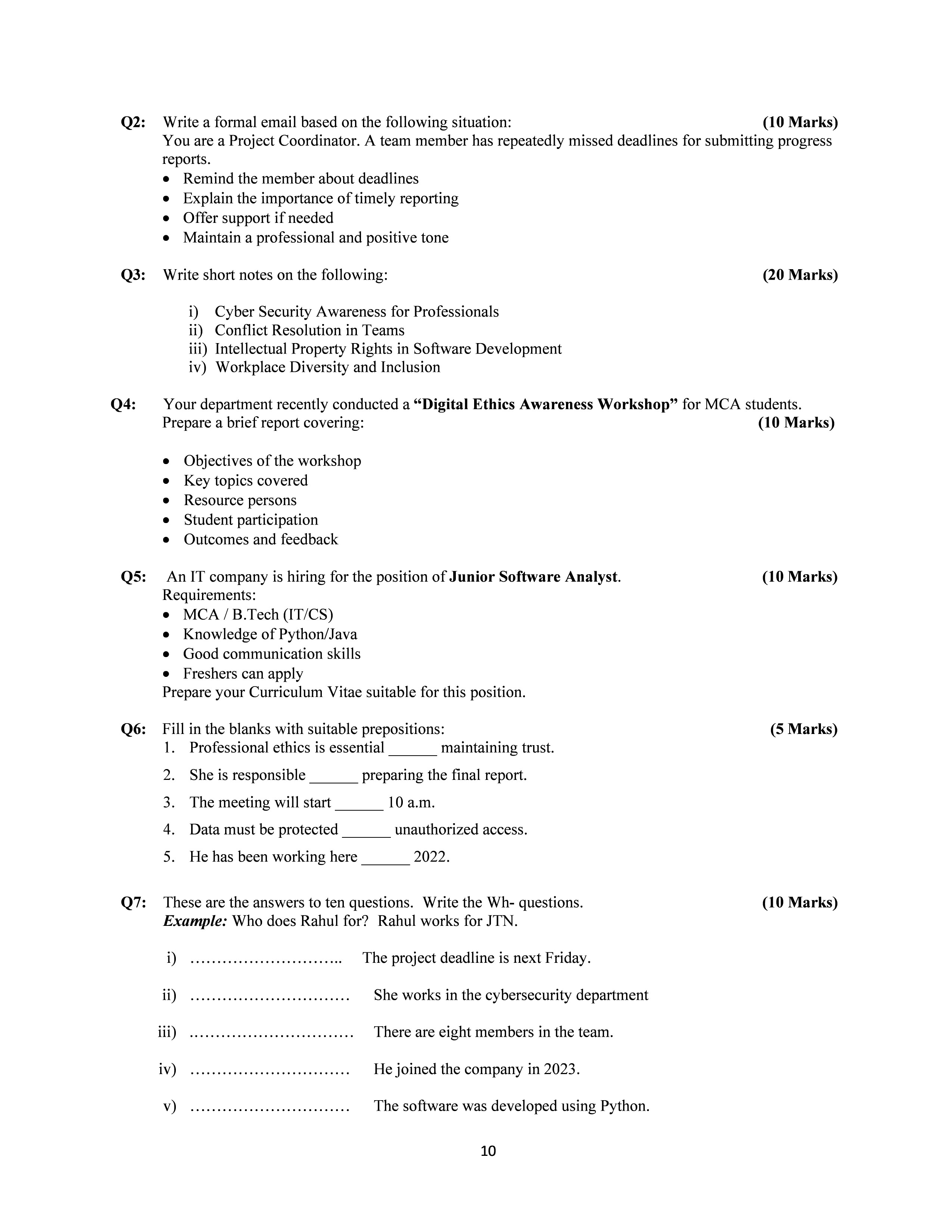 IGNOU MCS 214 Solved Assignment 2026-26 – Professional Skills and Ethics (English) | IGNOU Students Portal