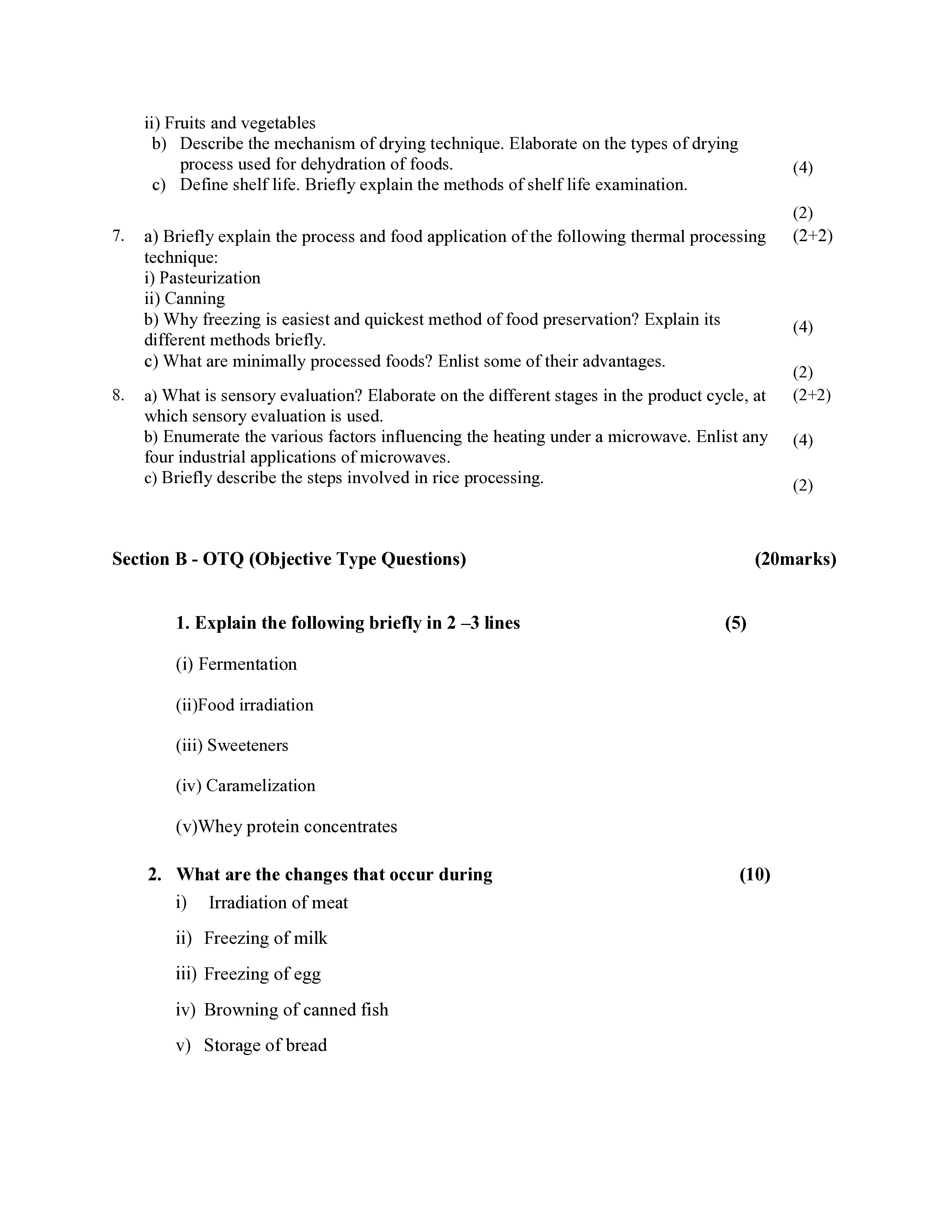 IGNOU MFN 008 Solved Assignment 2025-25 – Principles of Food Science (English) | IGNOU Students Portal