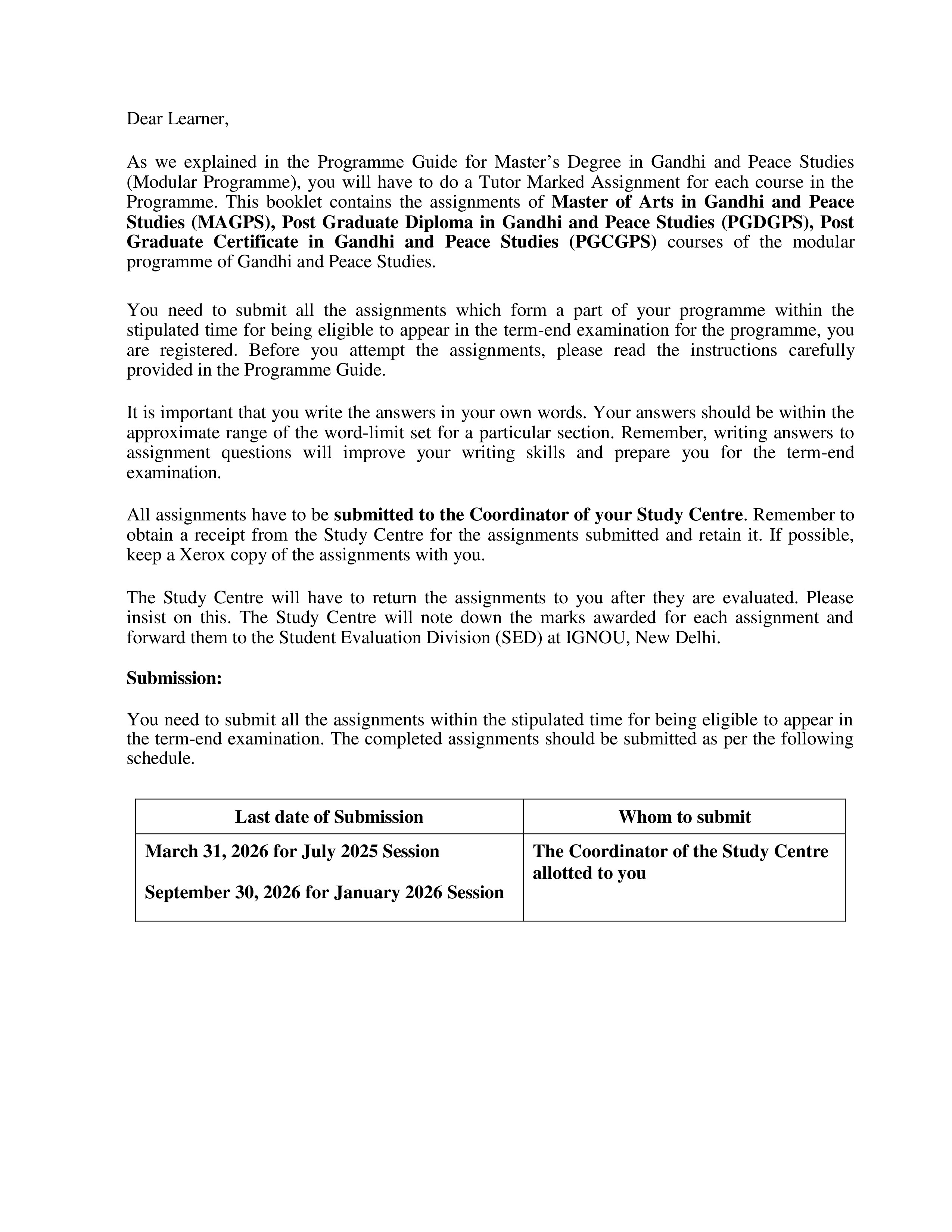 IGNOU MGPE 010 Solved Assignment 2025-2026 – Conflict Management, Transformation and Peace Building (English) | IGNOU Students Portal