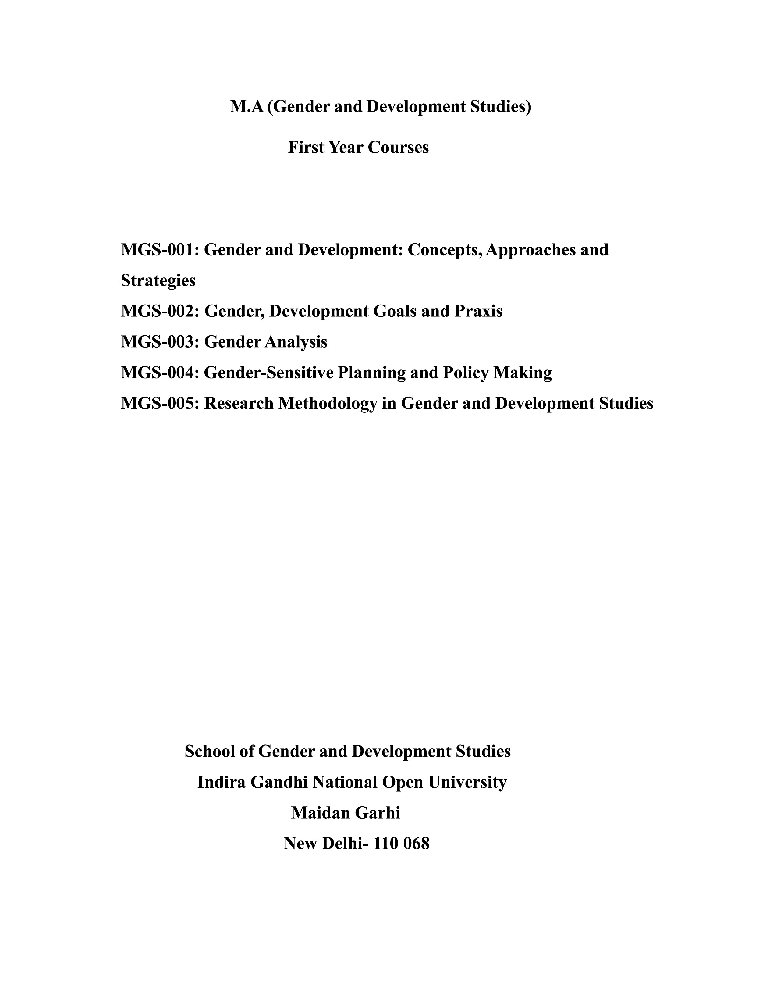 IGNOU MGS 003 Solved Assignment 2025-2026 – Gender Analysis (English) | IGNOU Students Portal