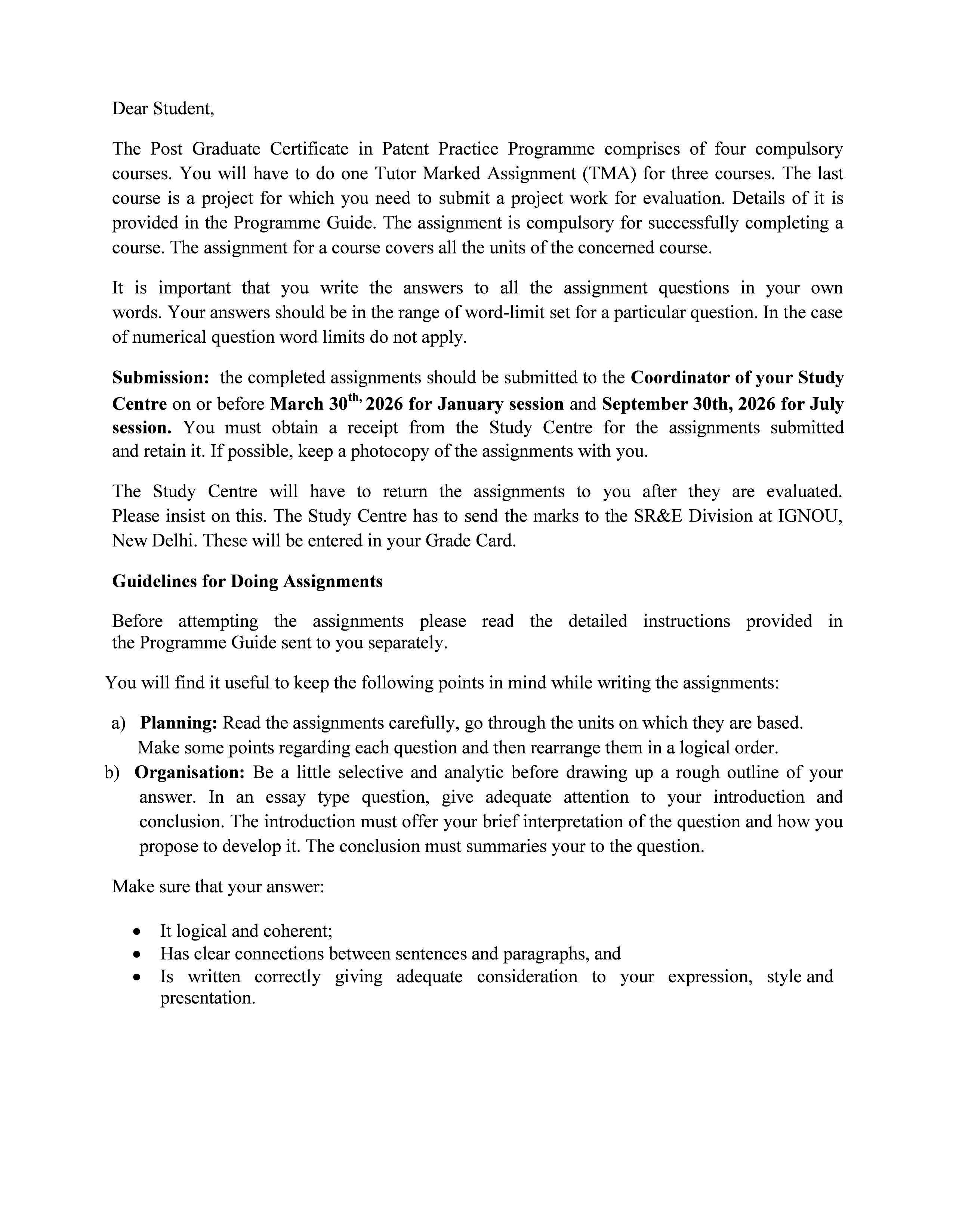 IGNOU MIR 021 Solved Assignment 2026-26 – Overview of Intellectual Property Rights (English) | IGNOU Students Portal