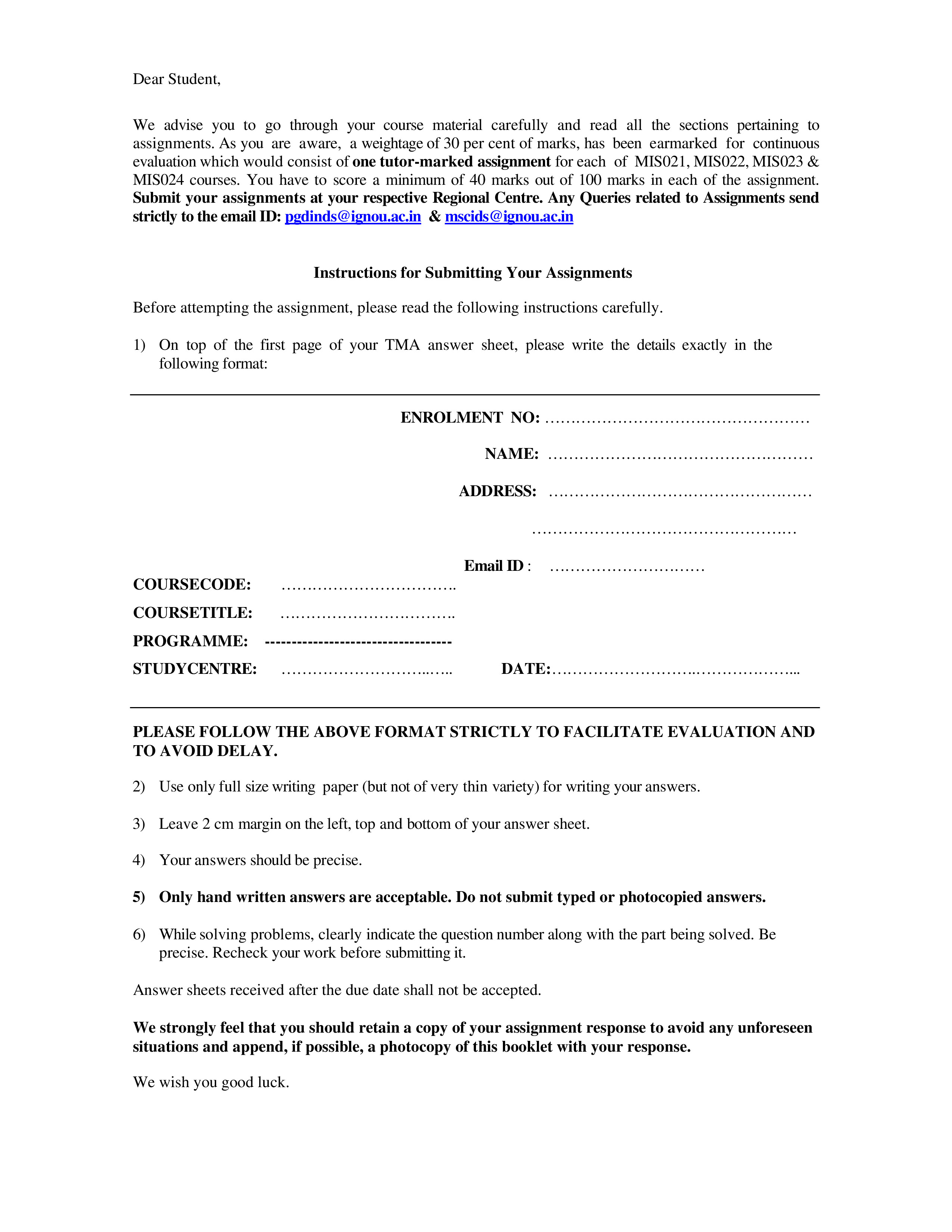 IGNOU MIS 024 Solved Assignment 2026-26 – Mechanical and Electrical Safety Management (English) | IGNOU Students Portal