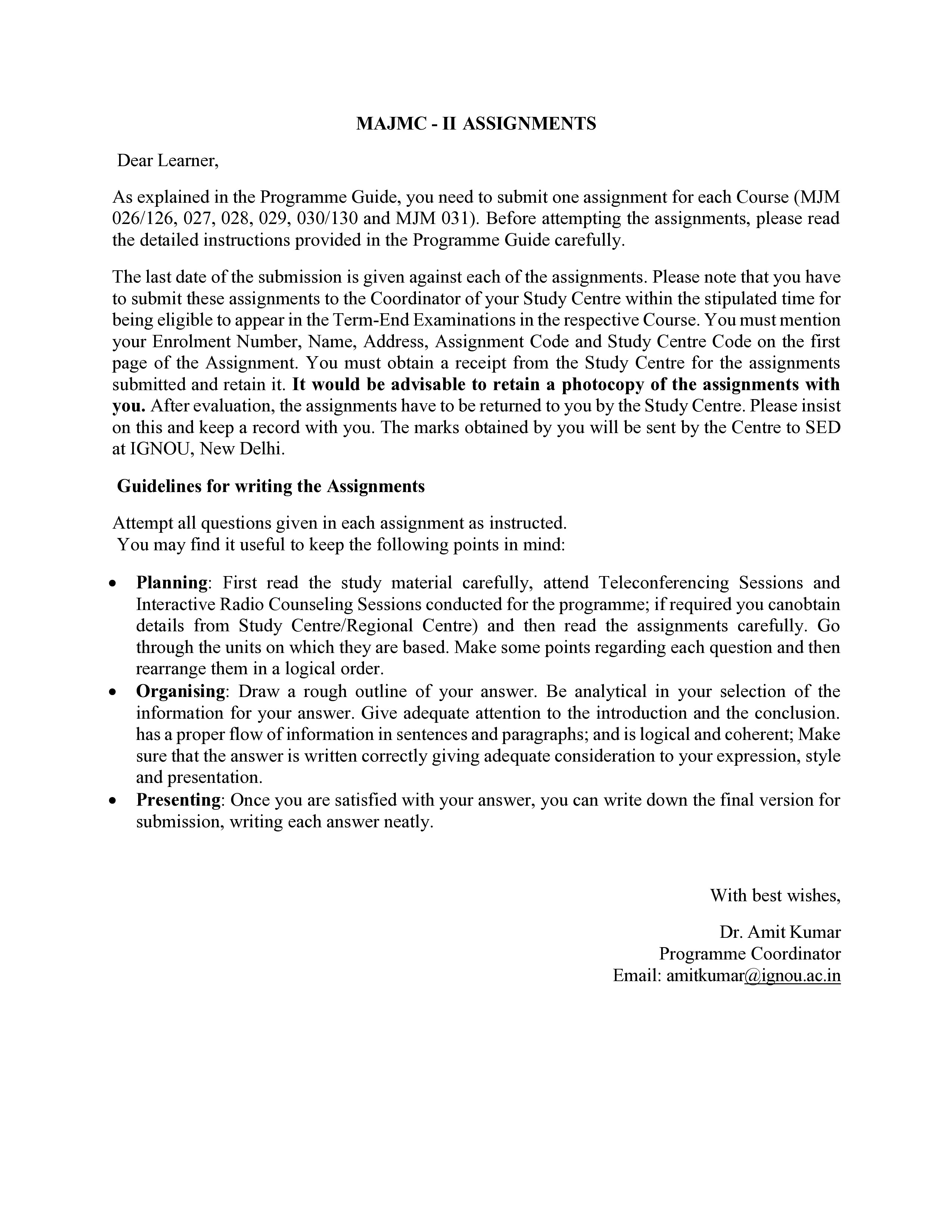 IGNOU MJM 028 Solved Assignment 2026-26 – Digital Media (English) | IGNOU Students Portal