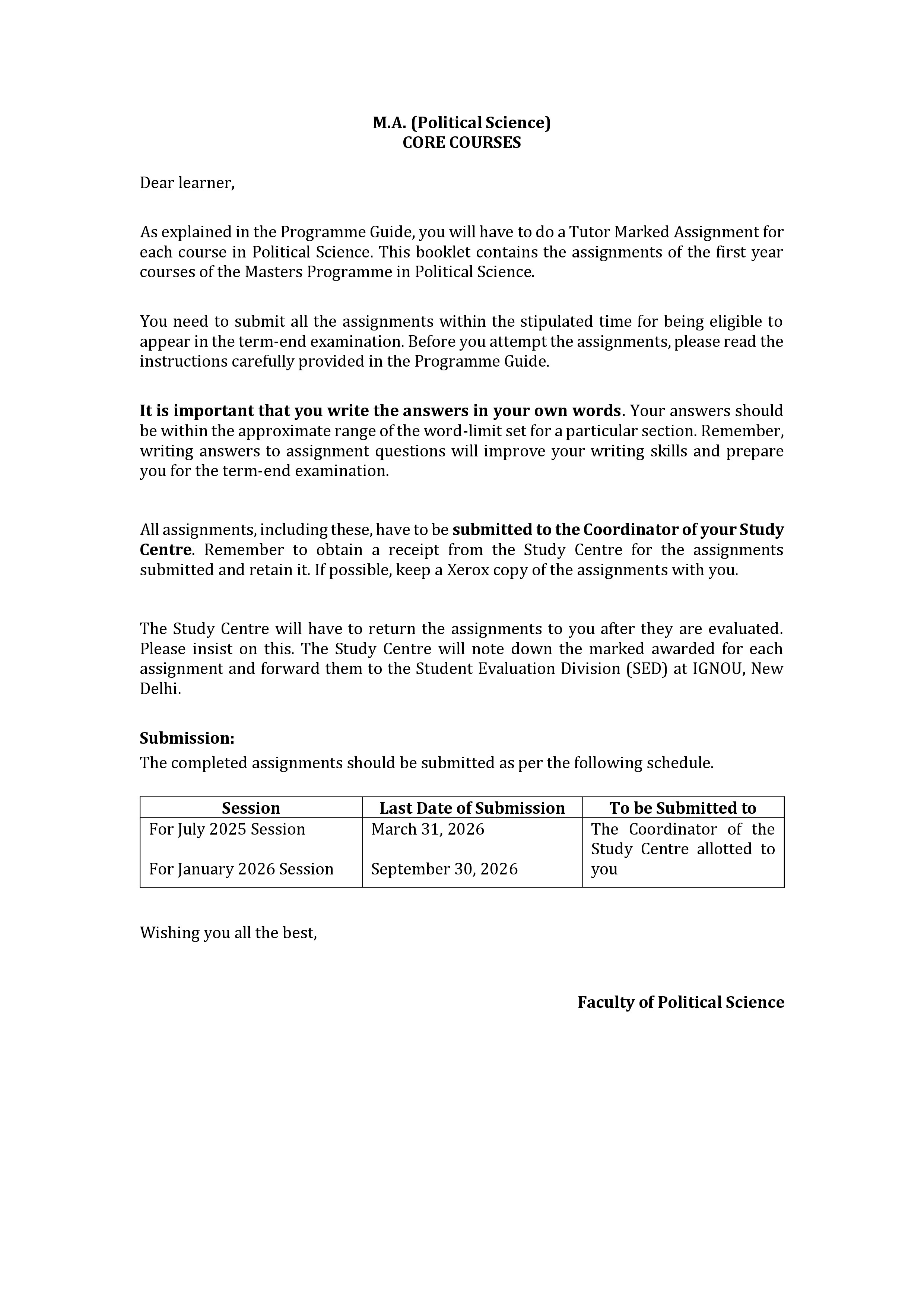 IGNOU MPS 004 Solved Assignment 2025-2026 – Comparative PoliticsIssues and Trends (English) | IGNOU Students Portal