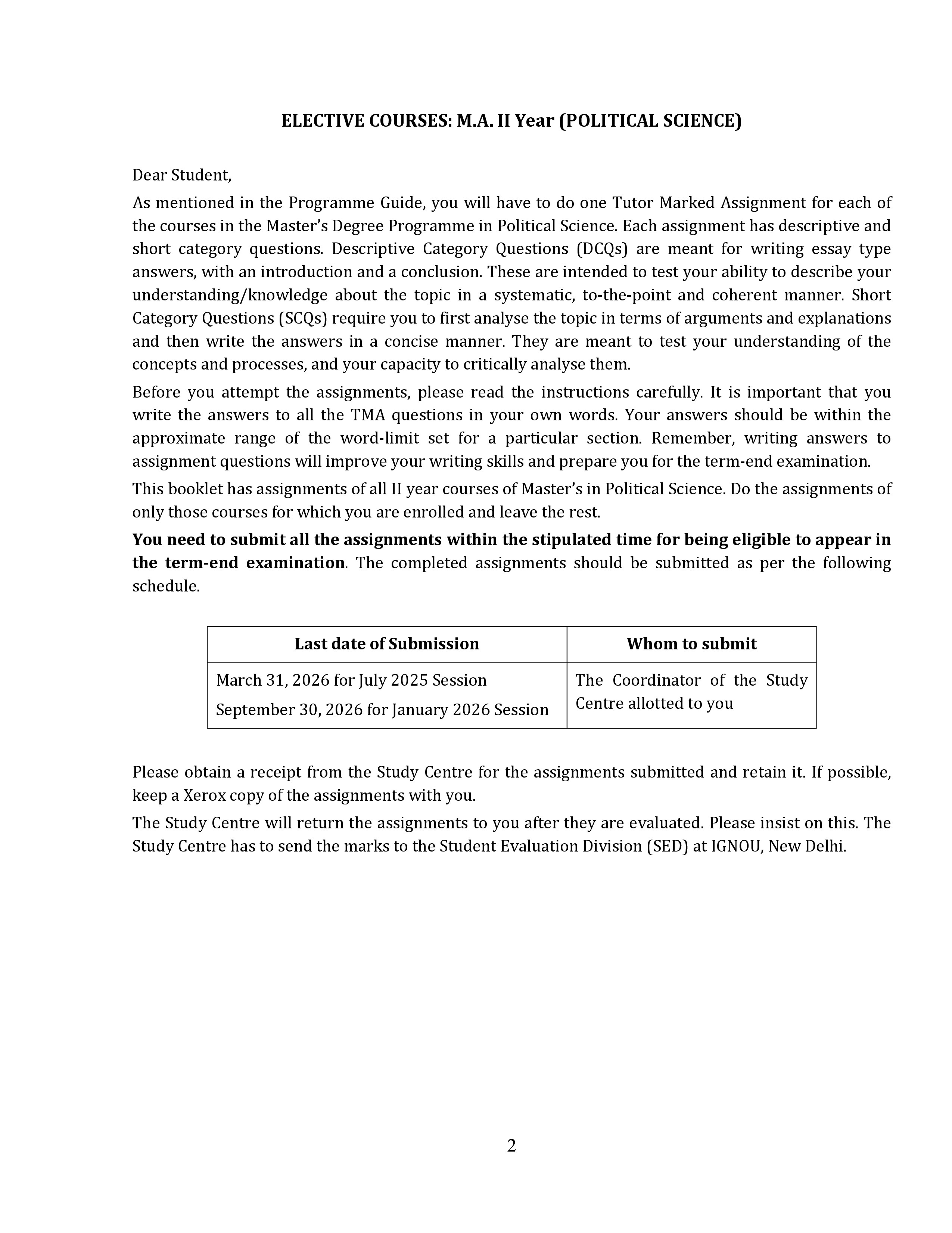 IGNOU MPSE 004 Solved Assignment 2025-2026 – Social and Political Thought in Modern India (English) | IGNOU Students Portal