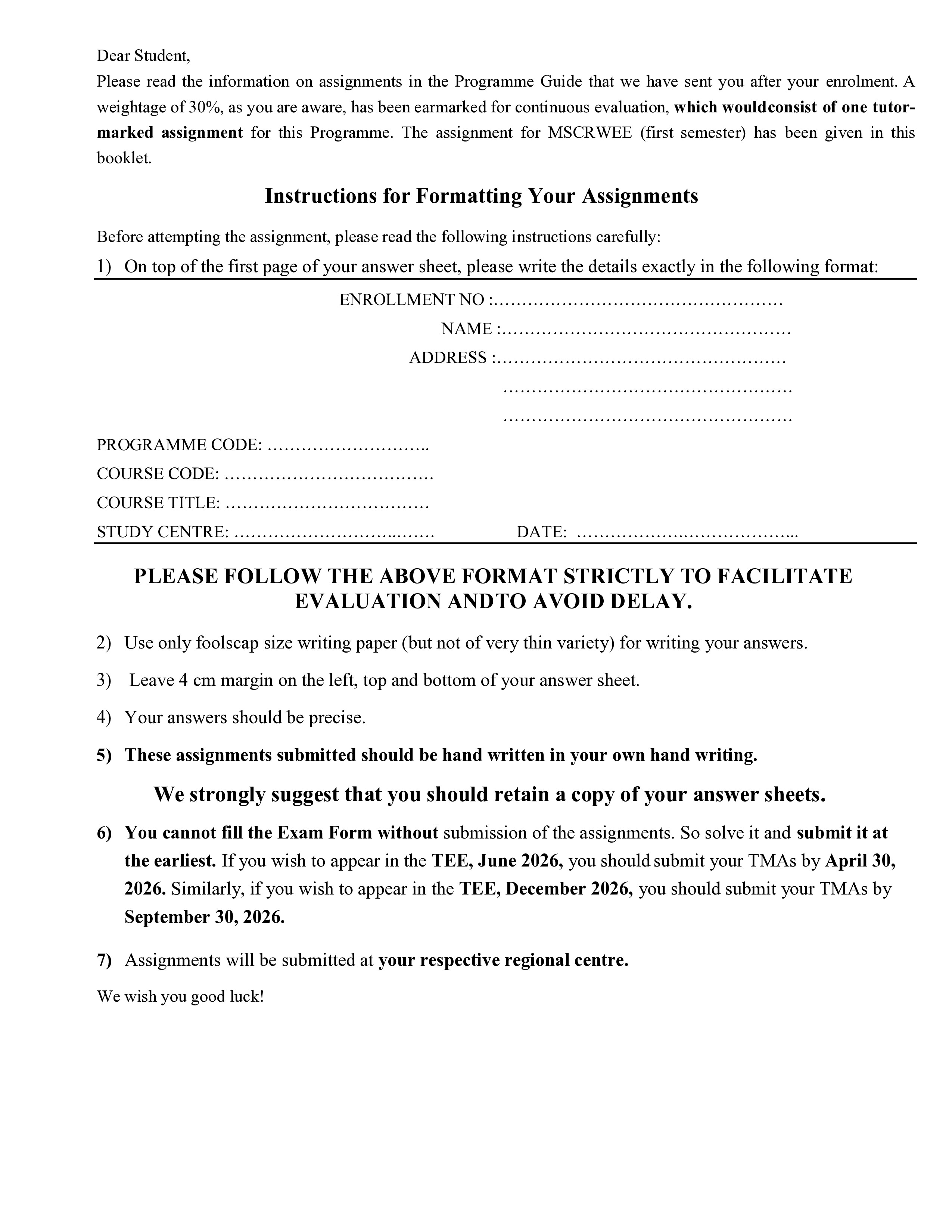 IGNOU MRW 001 Solved Assignment 2026-26 – Energy Conversion (English) | IGNOU Students Portal