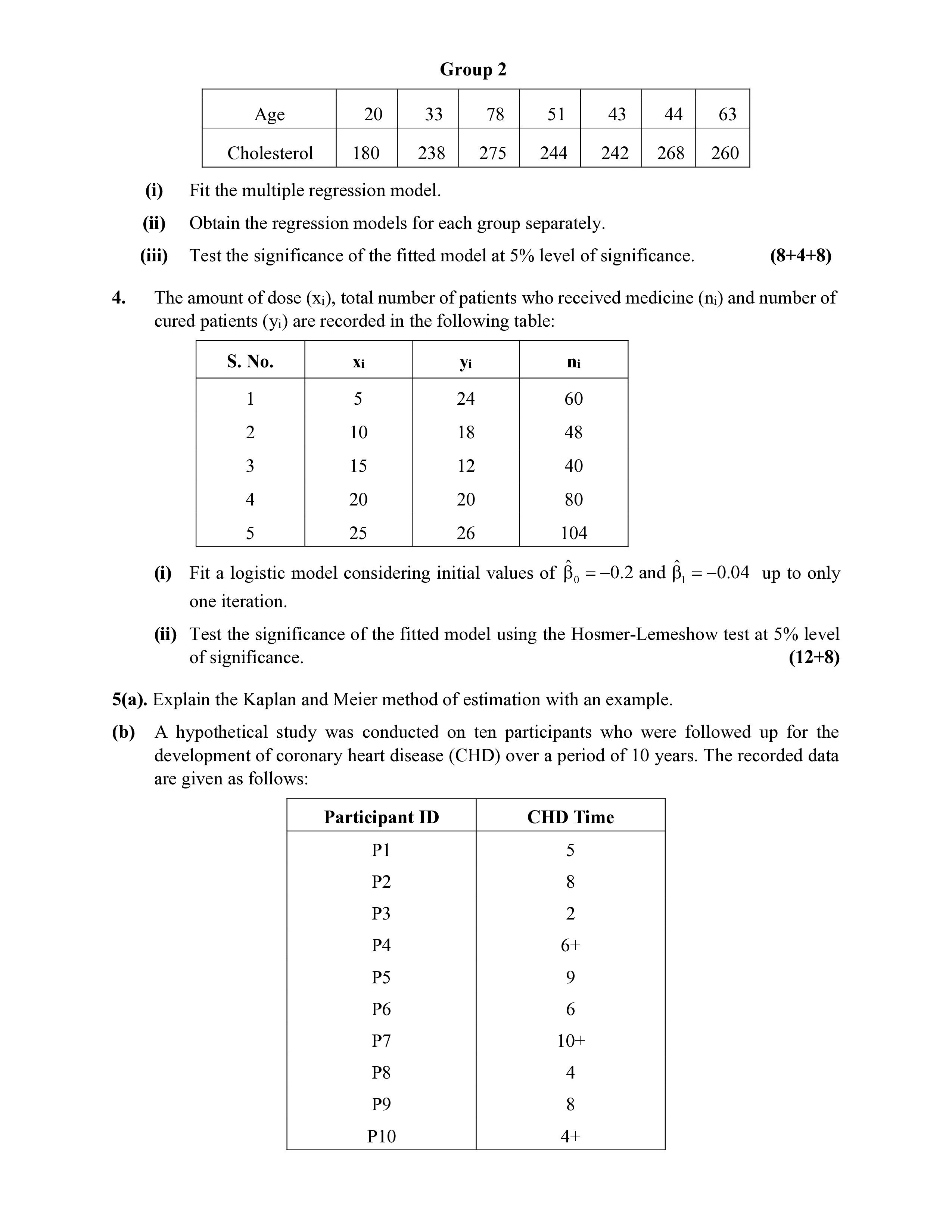 IGNOU MSTE 004 Solved Assignment 2026-26 – Biostatistics-II (English) | IGNOU Students Portal