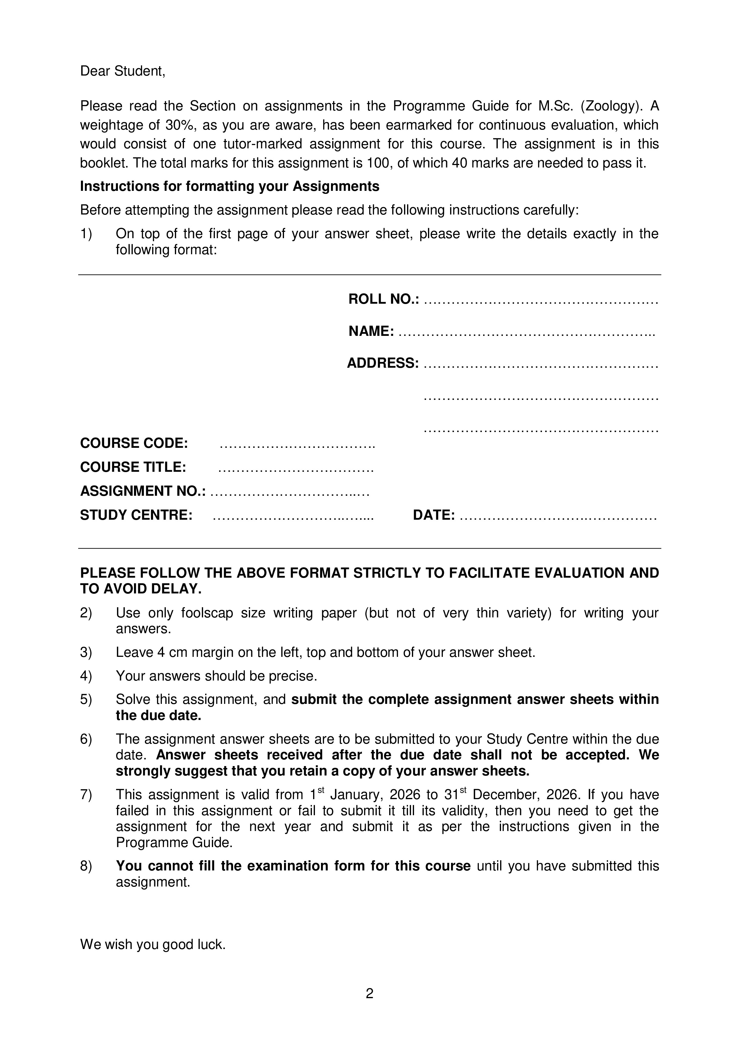 IGNOU MZO 007 Solved Assignment 2026-26 – Principles of Ecology (English) | IGNOU Students Portal