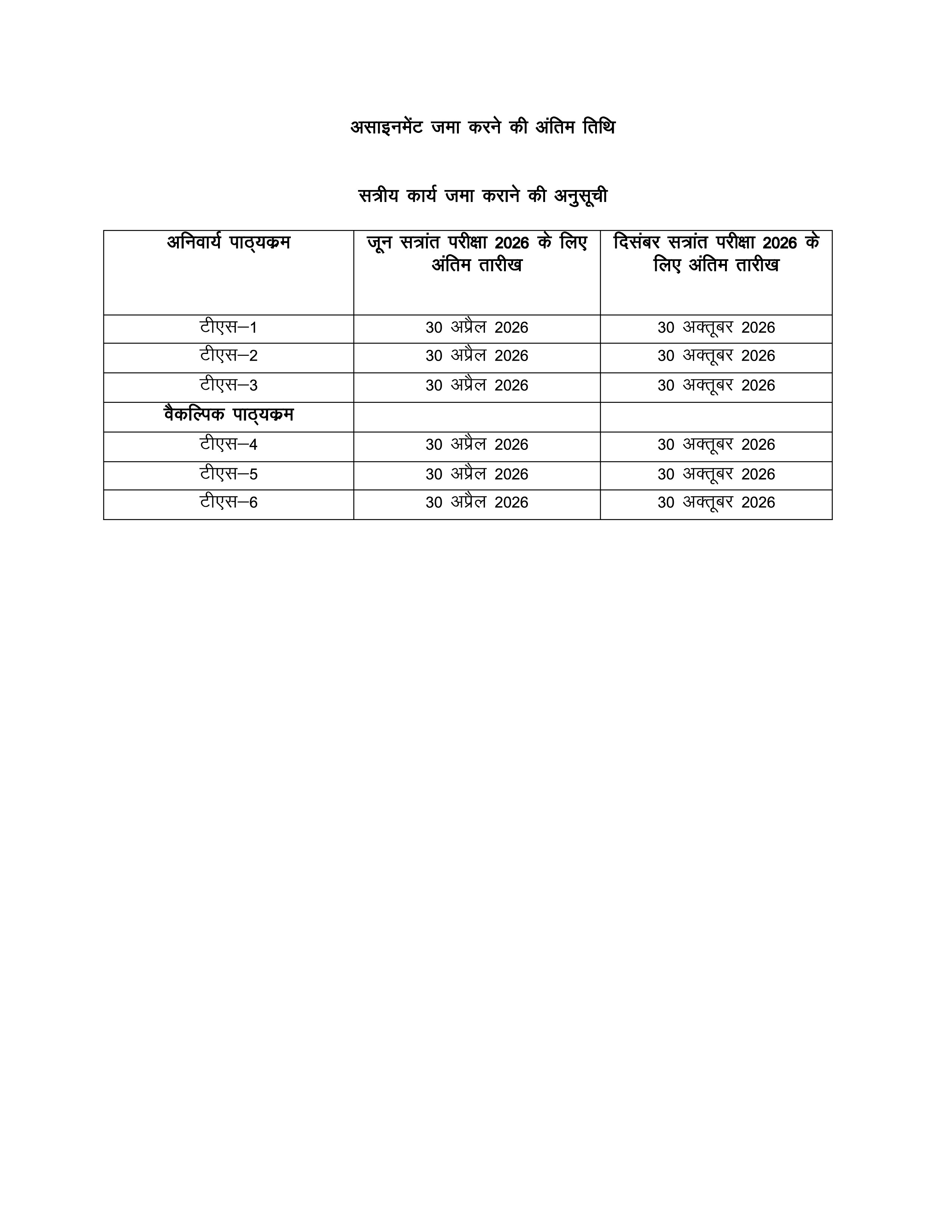 IGNOU TS 003 Solved Assignment 2026-26 – (Hindi) | IGNOU Students Portal